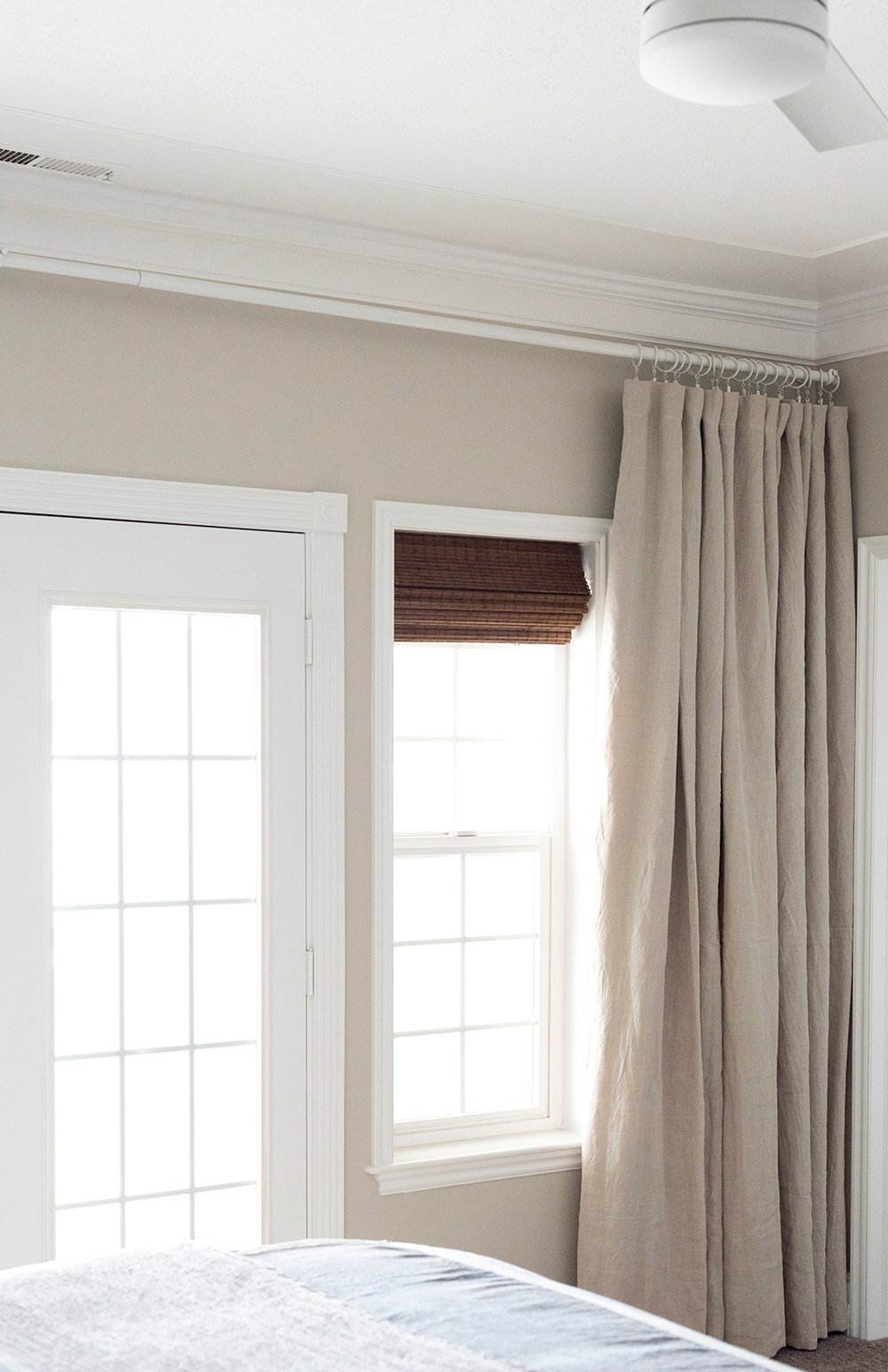How to Install Casual Linen Drapery Panels - roomfortuesday.com