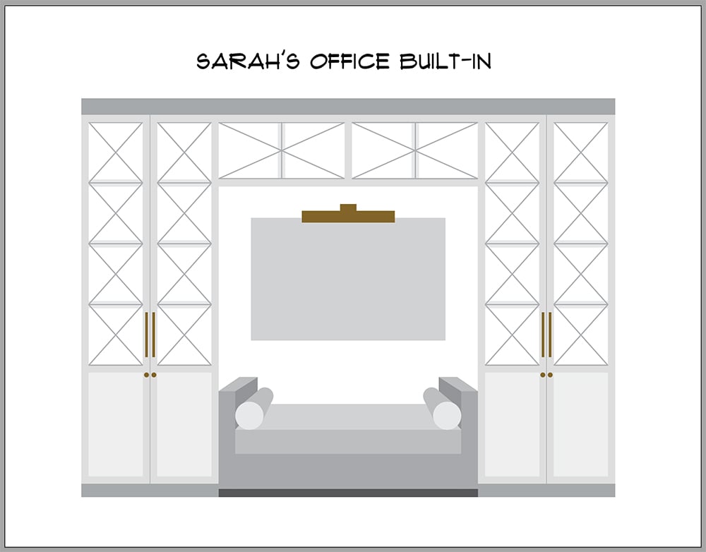 Designing My Office Built-Ins - roomfortuesday.com