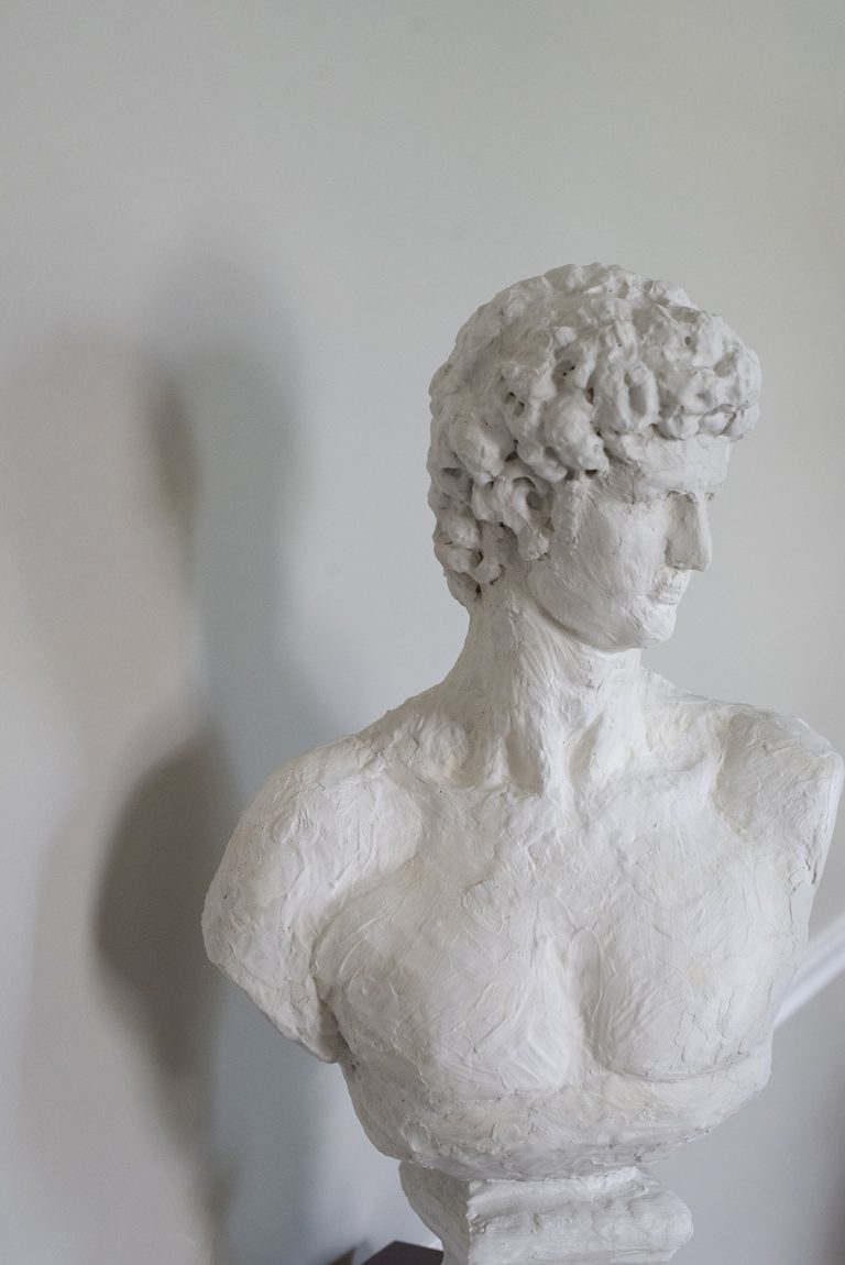 Quick Plaster Bust DIY Project - Room for Tuesday