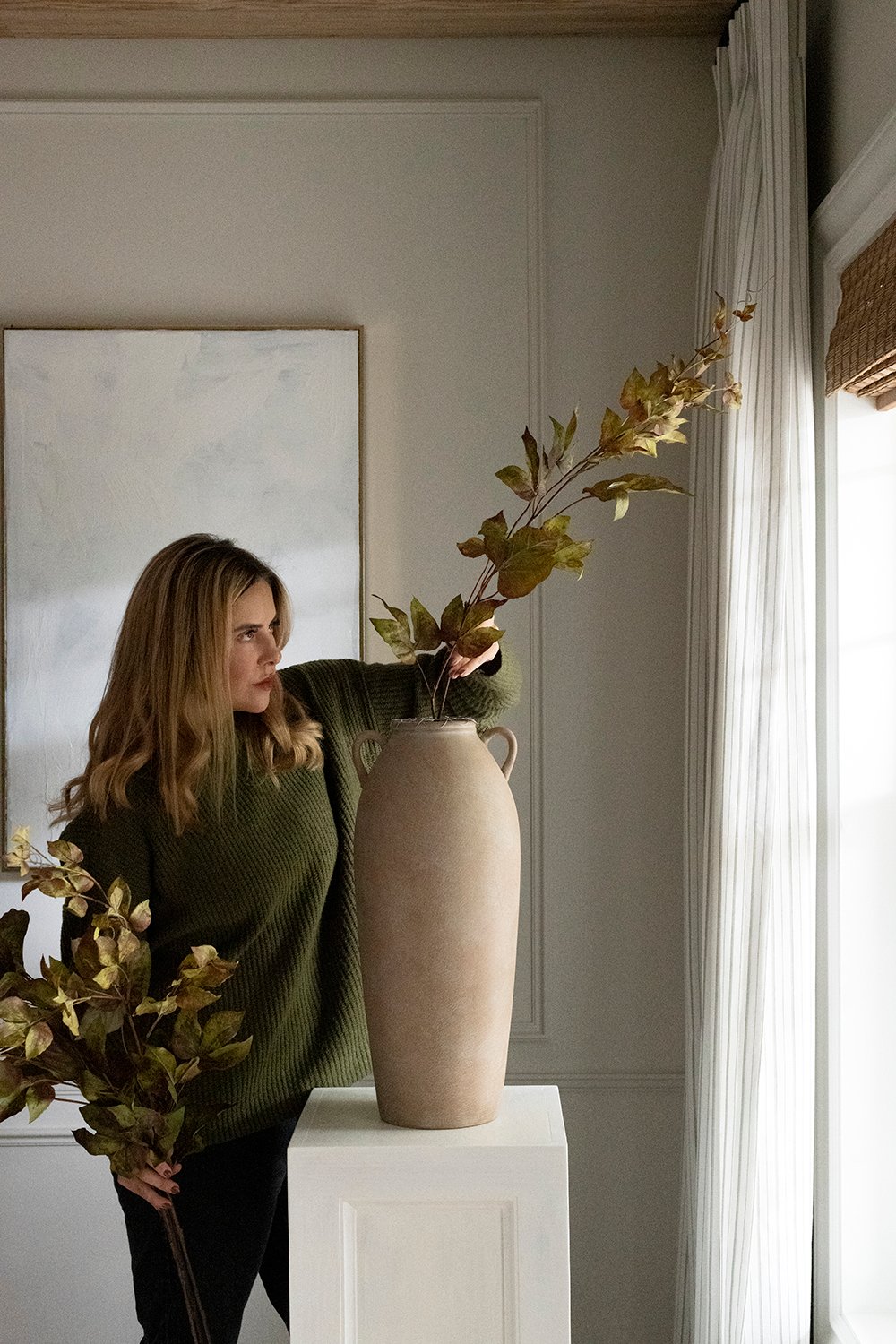 How to Easily Style Branches for Fall - roomfortuesday.com