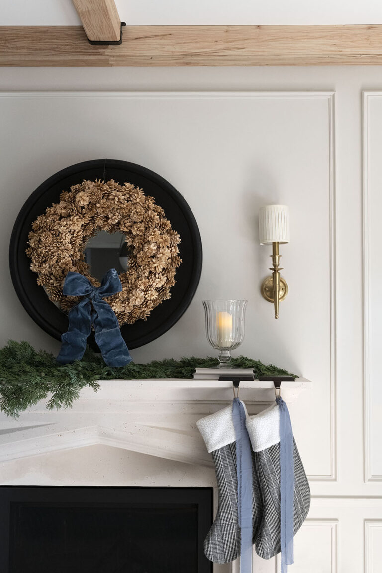 A Look Back At My Holiday Mantel Styling - roomfortuesday.com