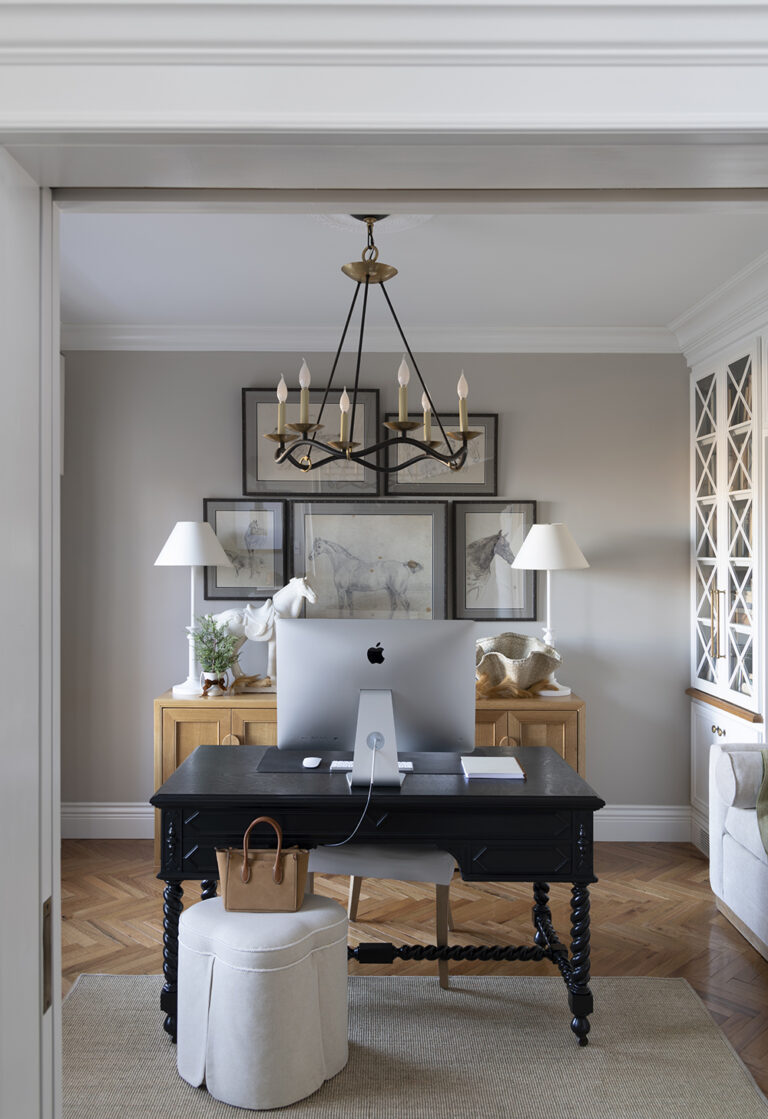 Equestrian-Inspired Christmas Home Office Tour
