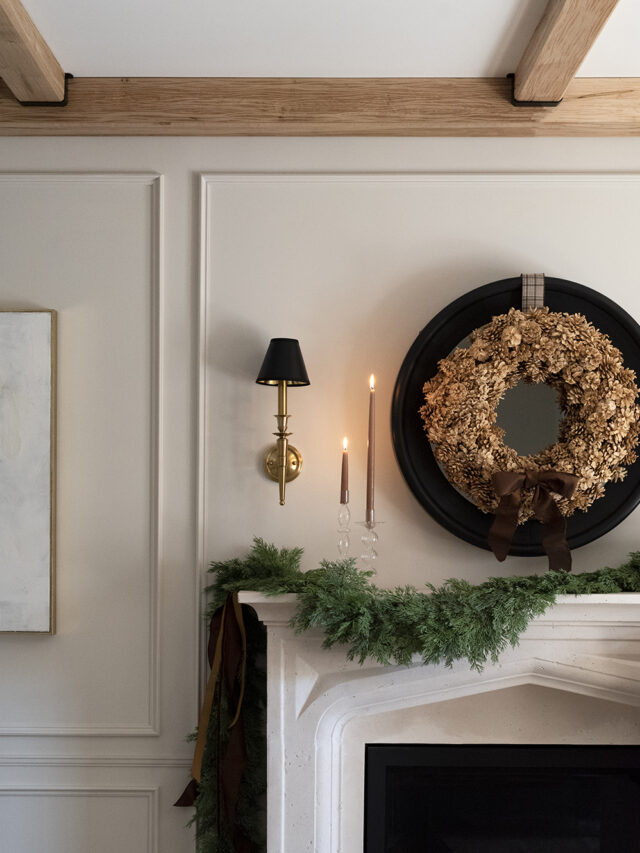 A Look Back At My Holiday Mantel Styling