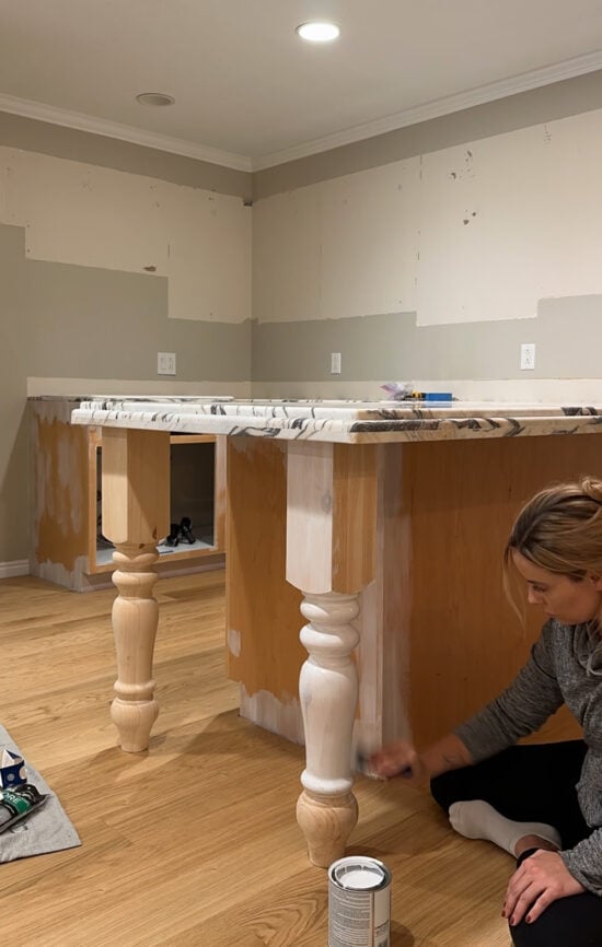Basement Kitchen Renovation Update - Room for Tuesday