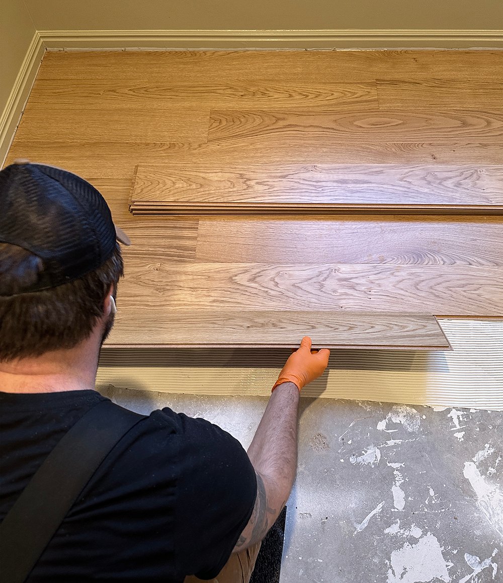 How to Install Hardwood Flooring in a Basement - roomfortuesday.com