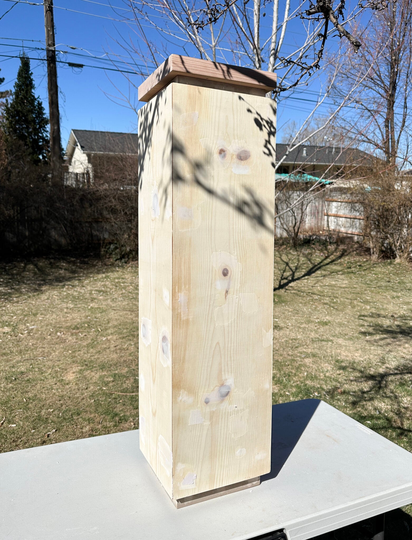How to Build a Decorative Pedestal - Room for Tuesday