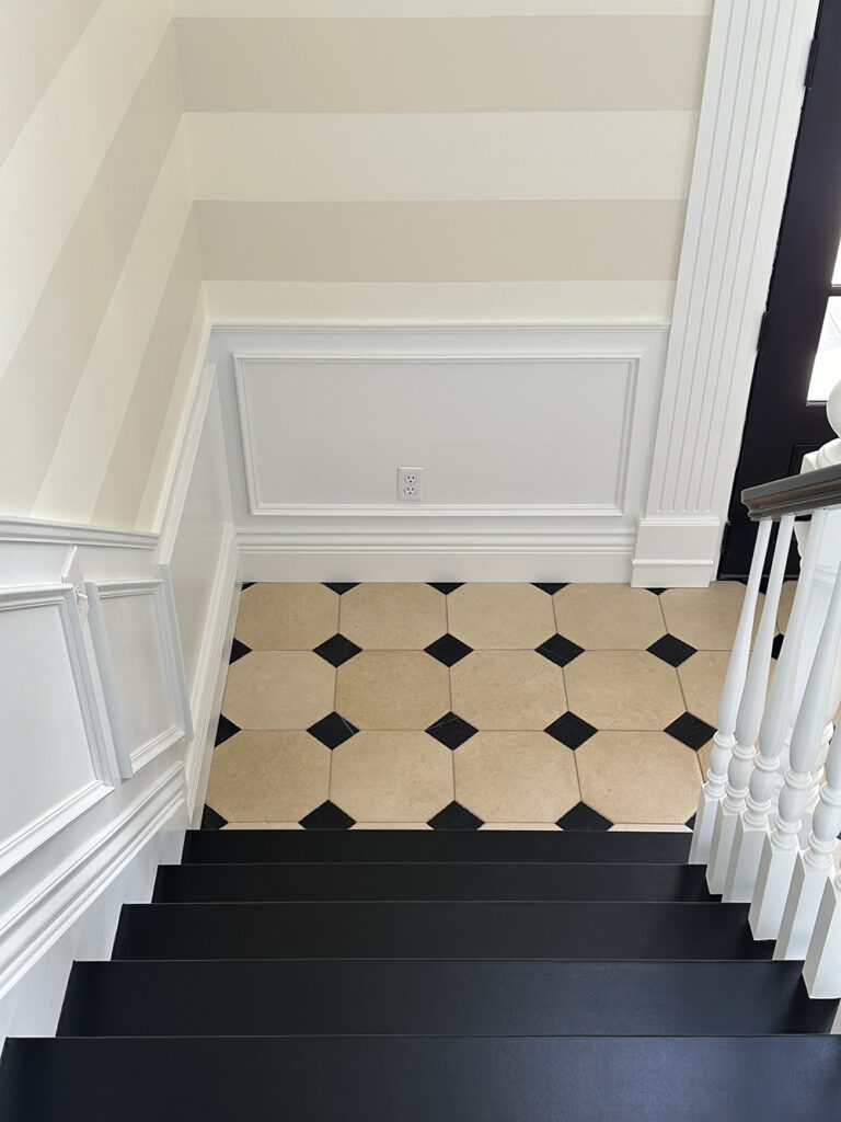 How to Install a Stair Runner with an Easy Staircase Landing