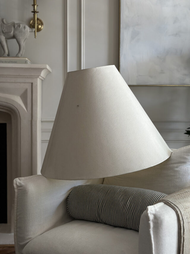 How to Deep Clean a Fabric Lampshade - Room For Tuesday