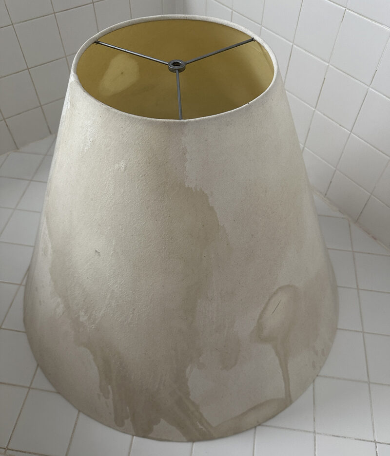 How to Deep Clean a Fabric Lampshade - Room For Tuesday