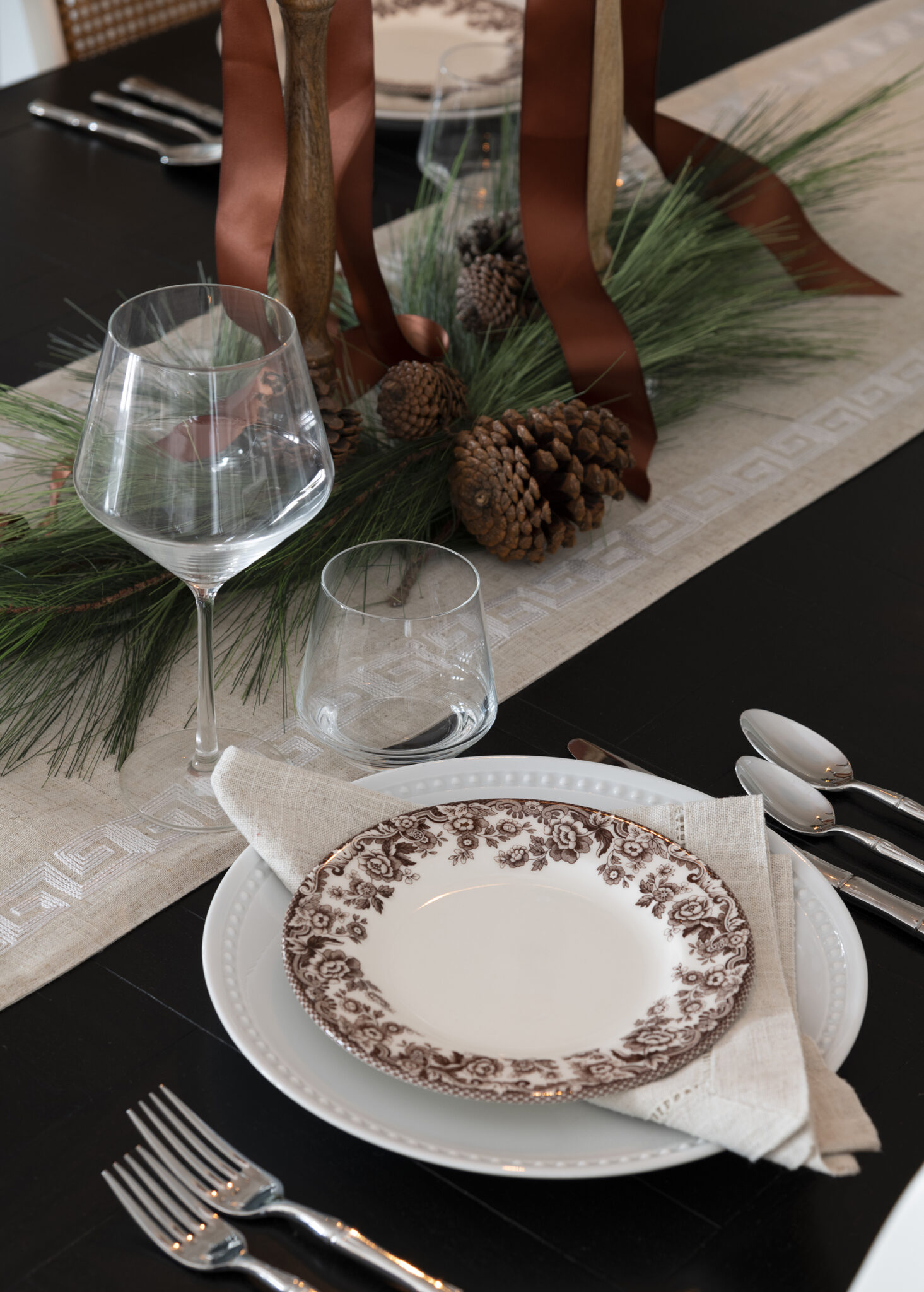 Setting Our Thanksgiving Table & Decorating the Dining Room