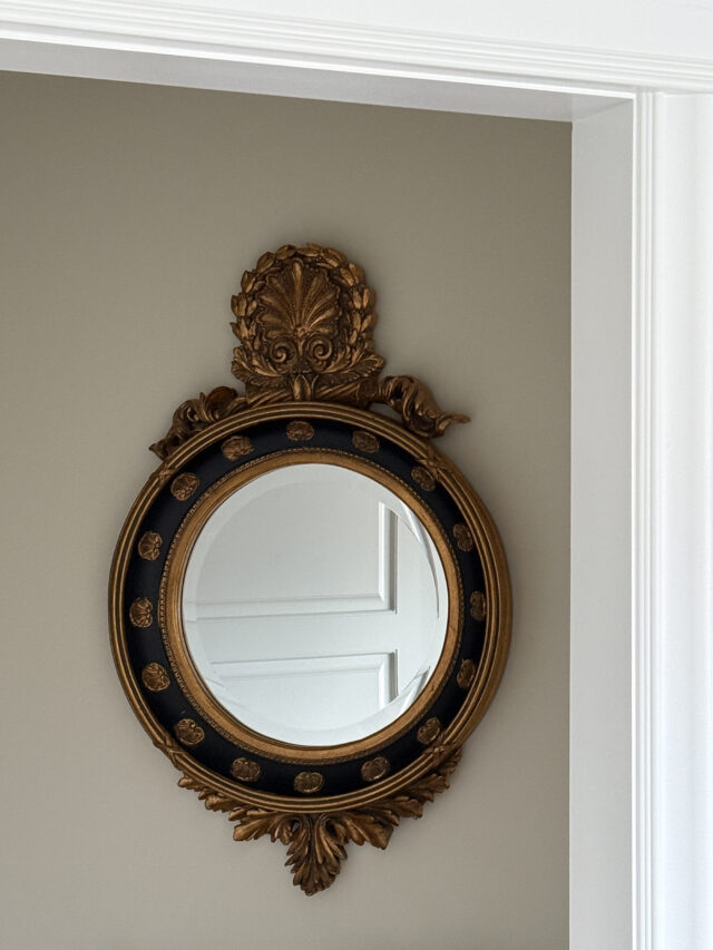 20 Vintage & Antique Round Gilded Mirrors - Room for Tuesday