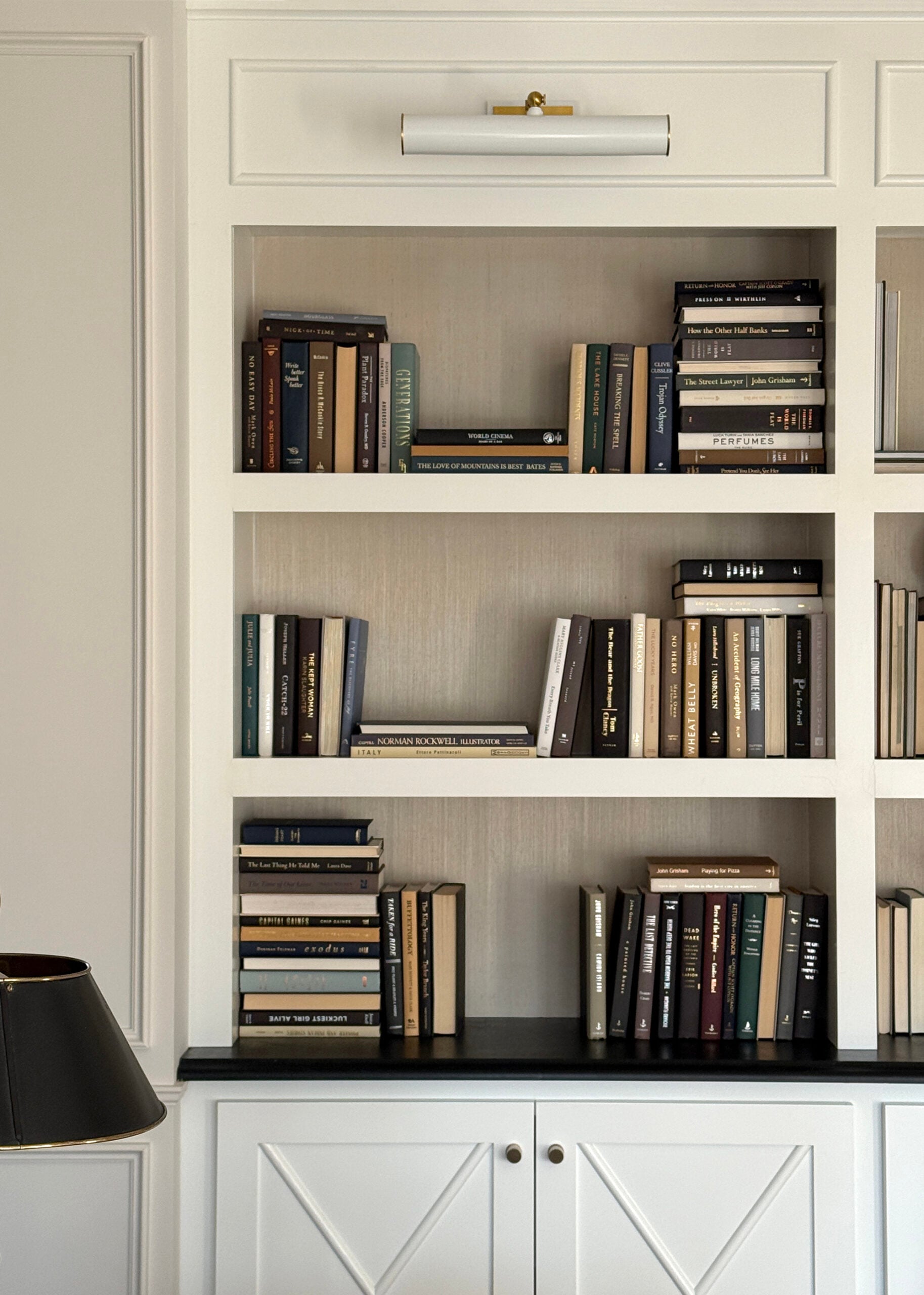 Blocking Out Sections with Books When Built-In Styling