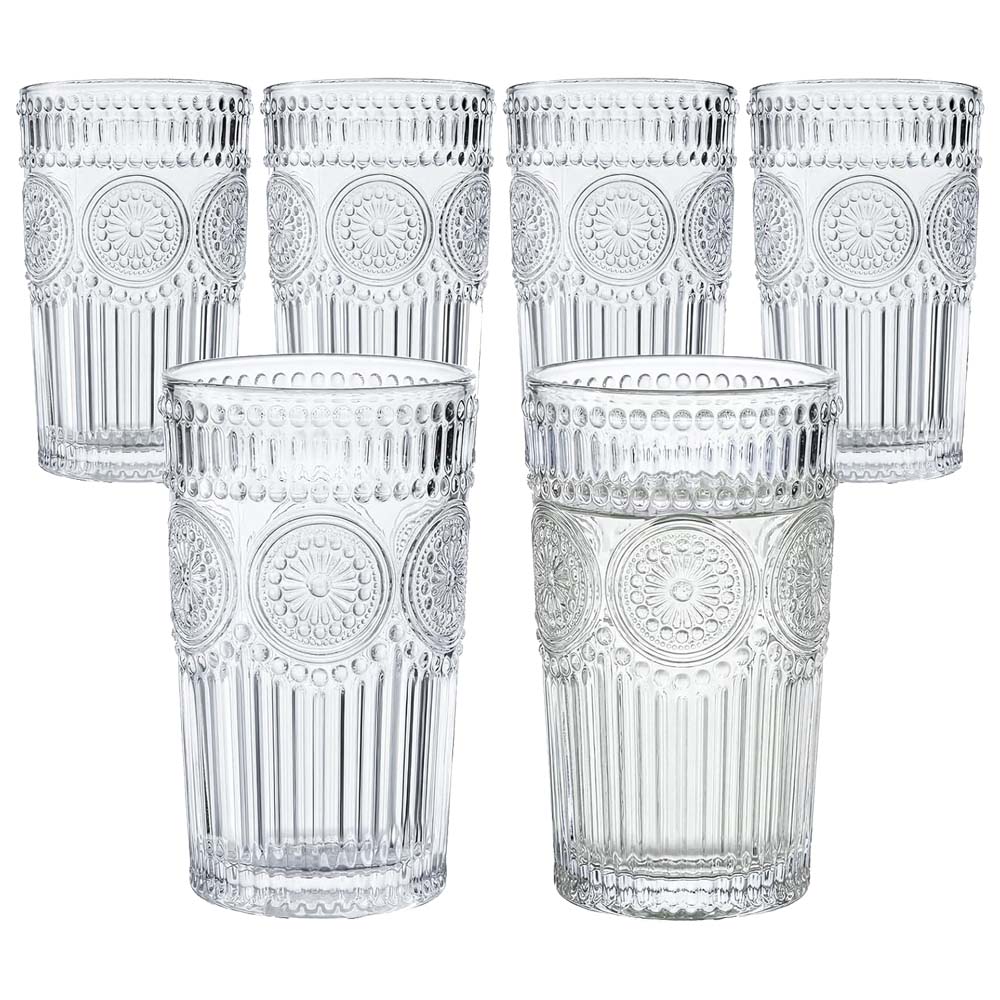 Embossed Water Glasses