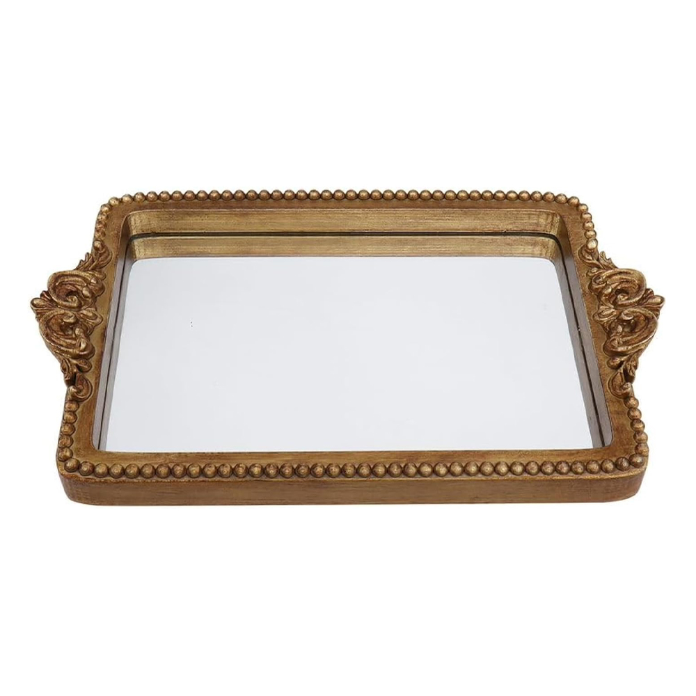 Mirrored Gilded Tray