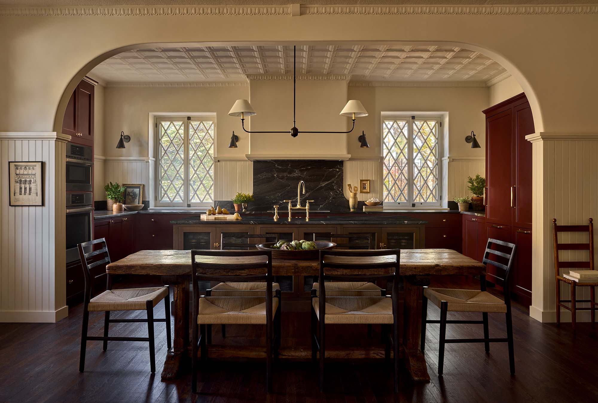 Home-Tour-Mt.-Airy-Carriage-House Kitchen and Dining Room