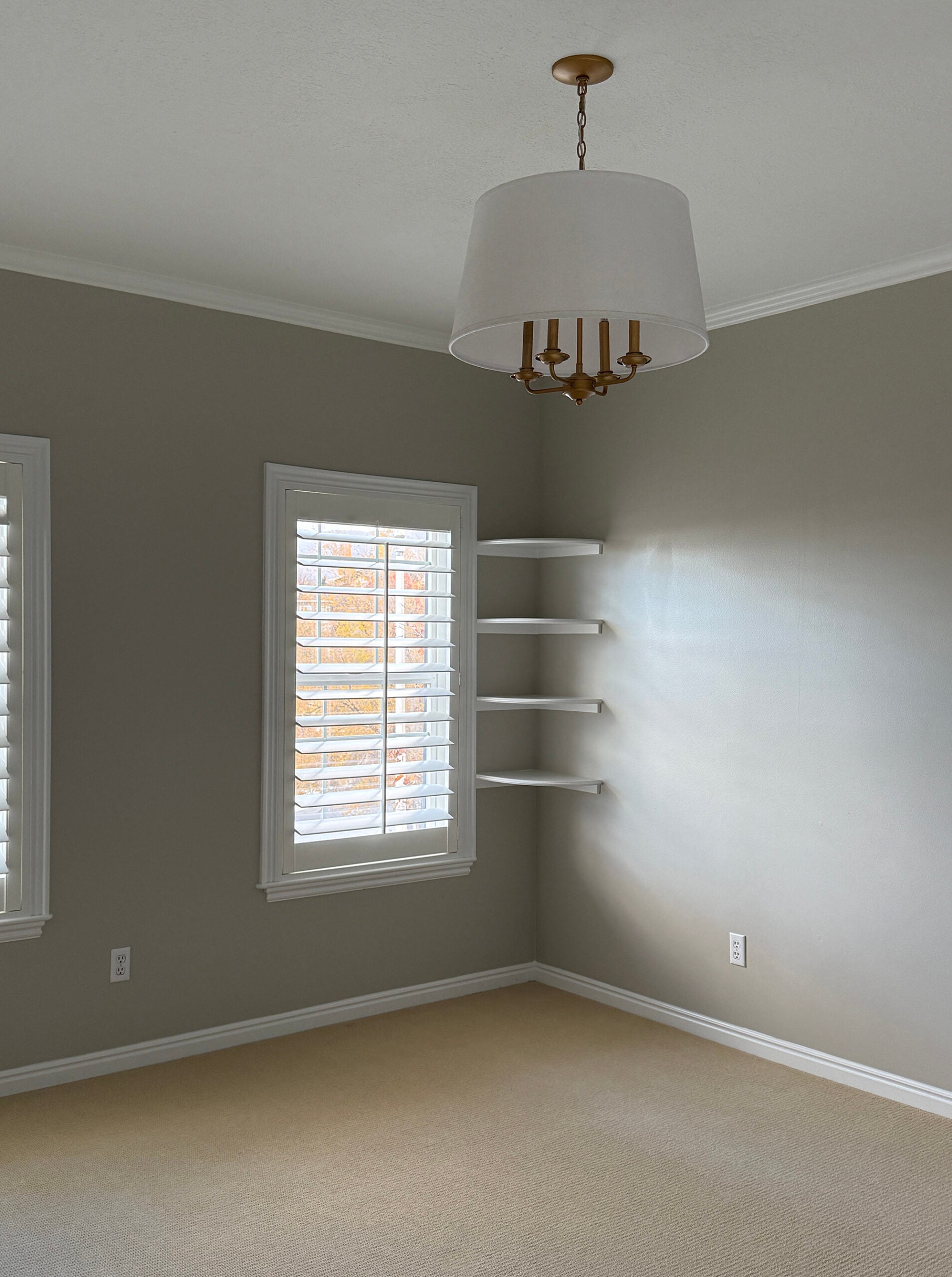 Nursery Before Image with Light Fixture