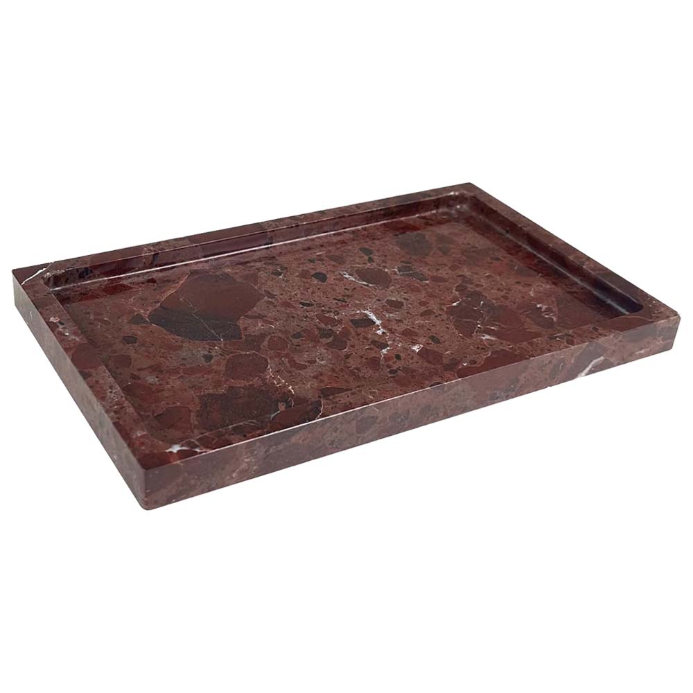 Red Marble Tray
