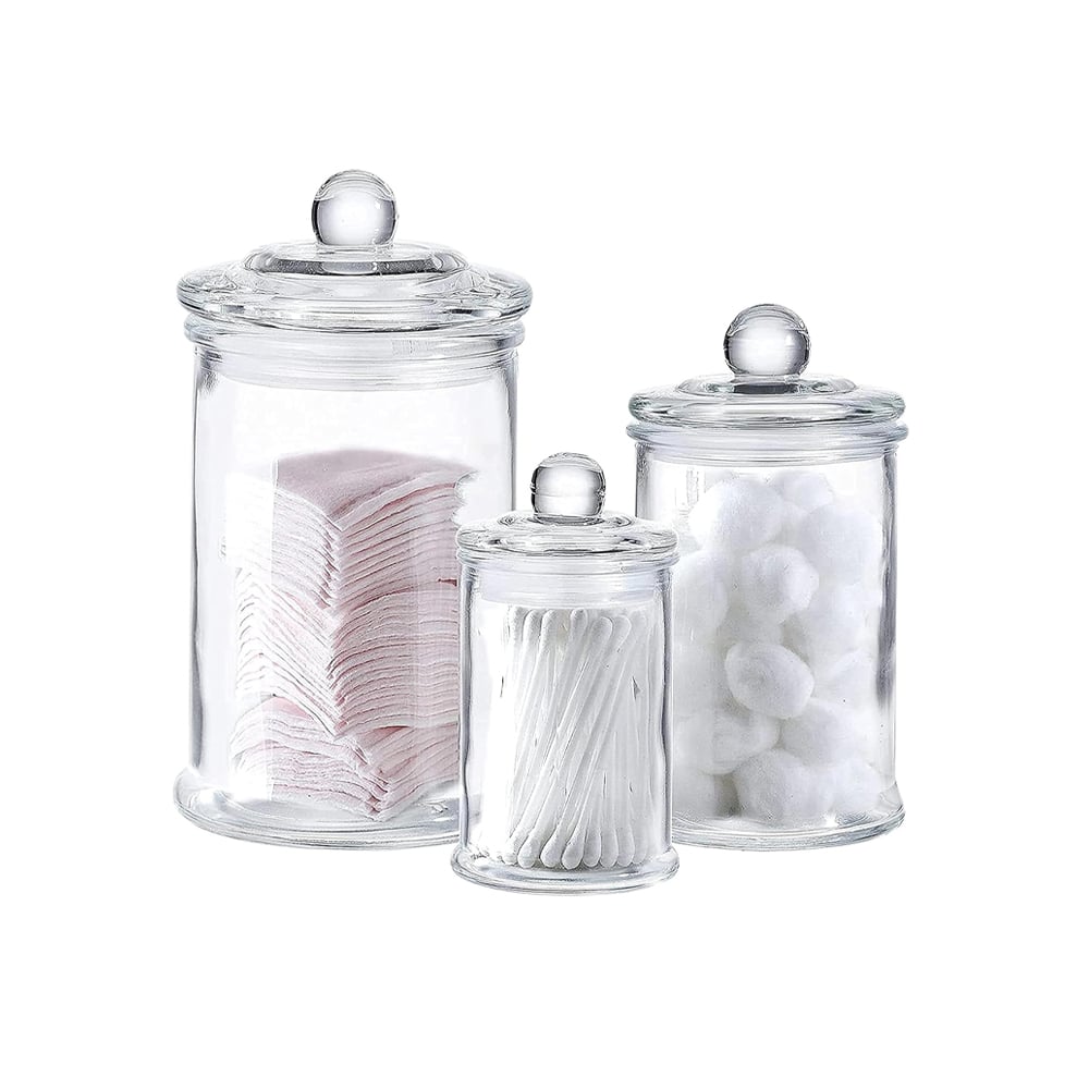 Glass Vanity Jars