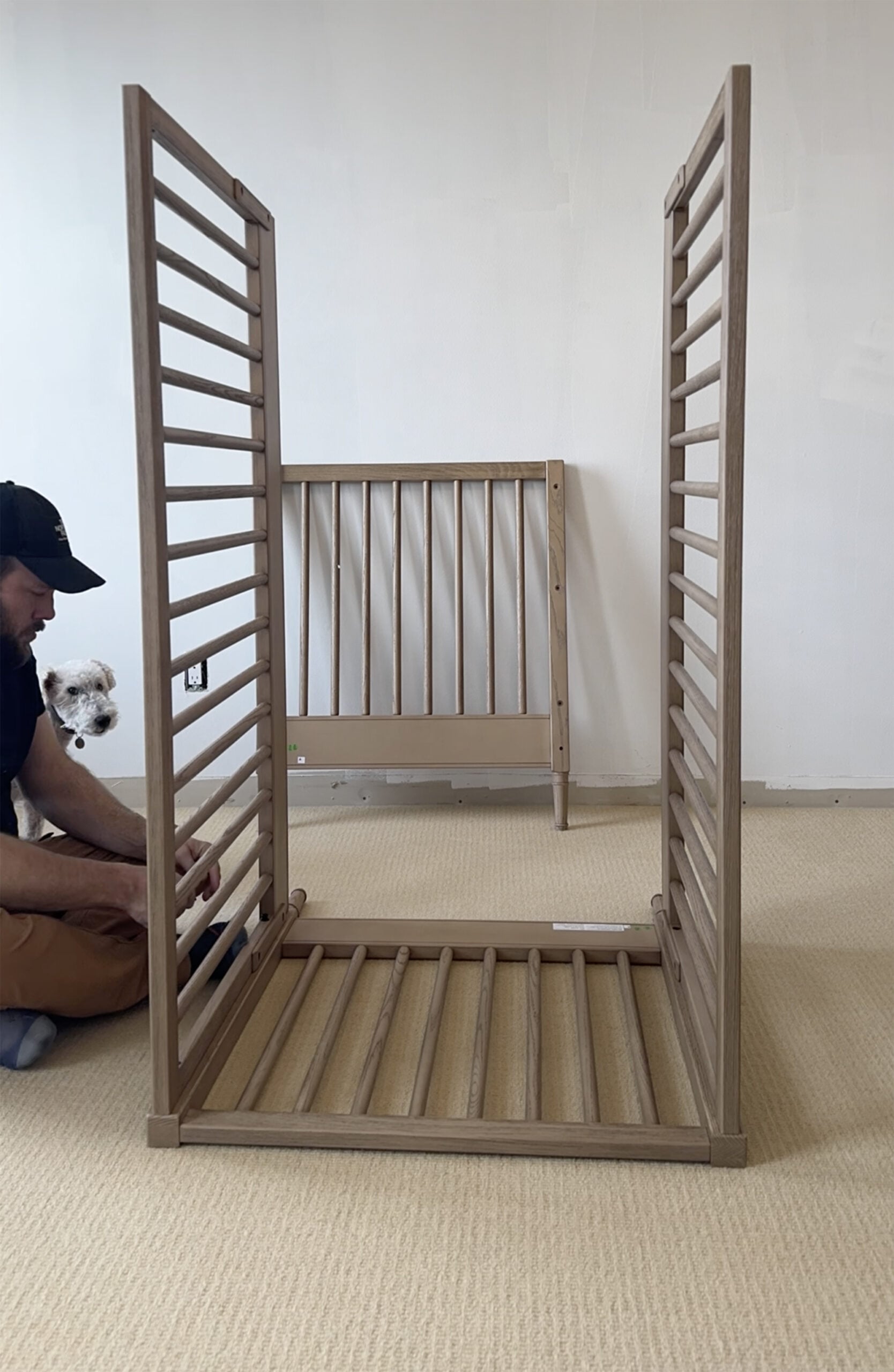 Assembling the Pottery Barn Harlow Crib