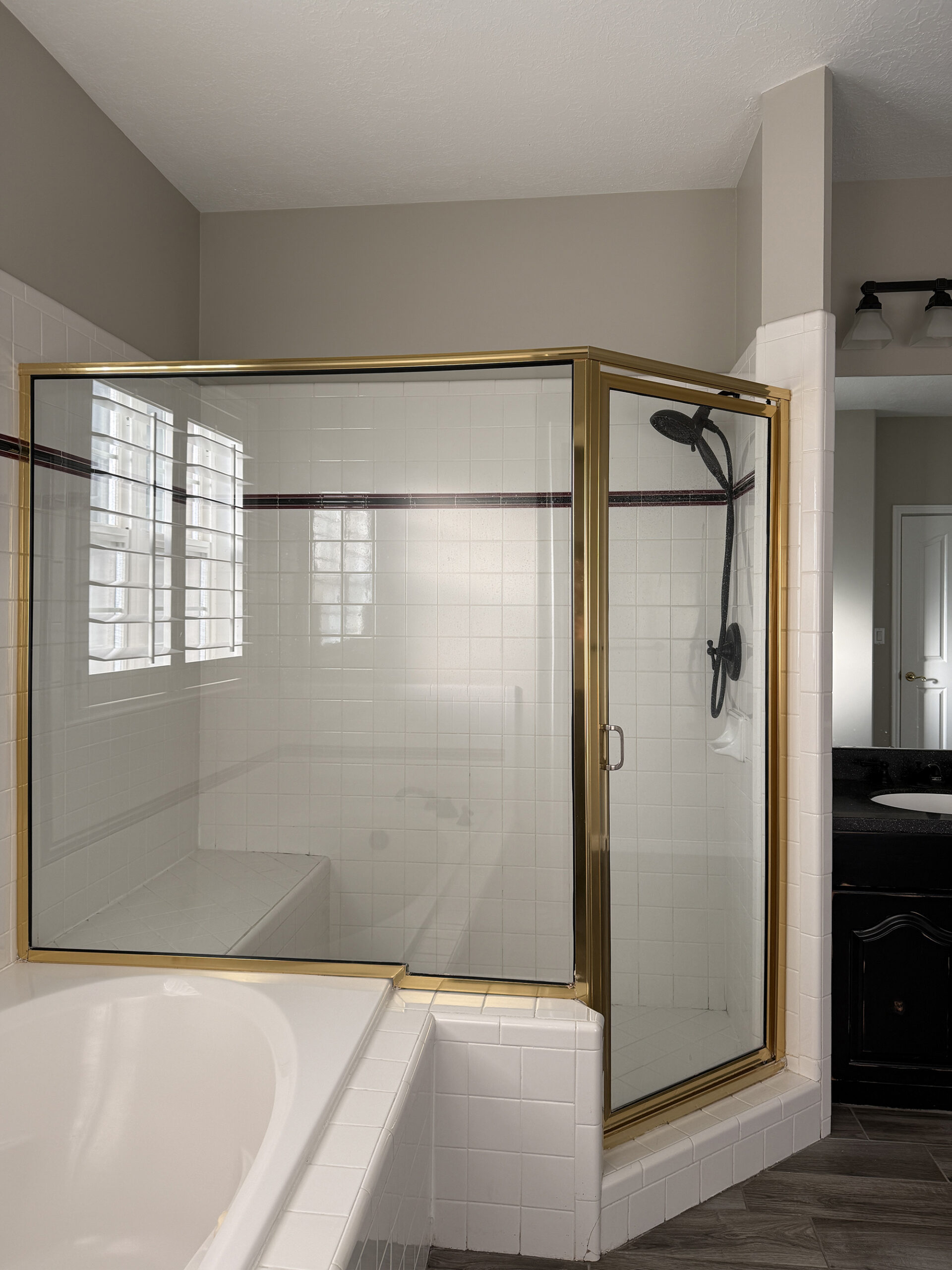 Bathroom Shower Before Image