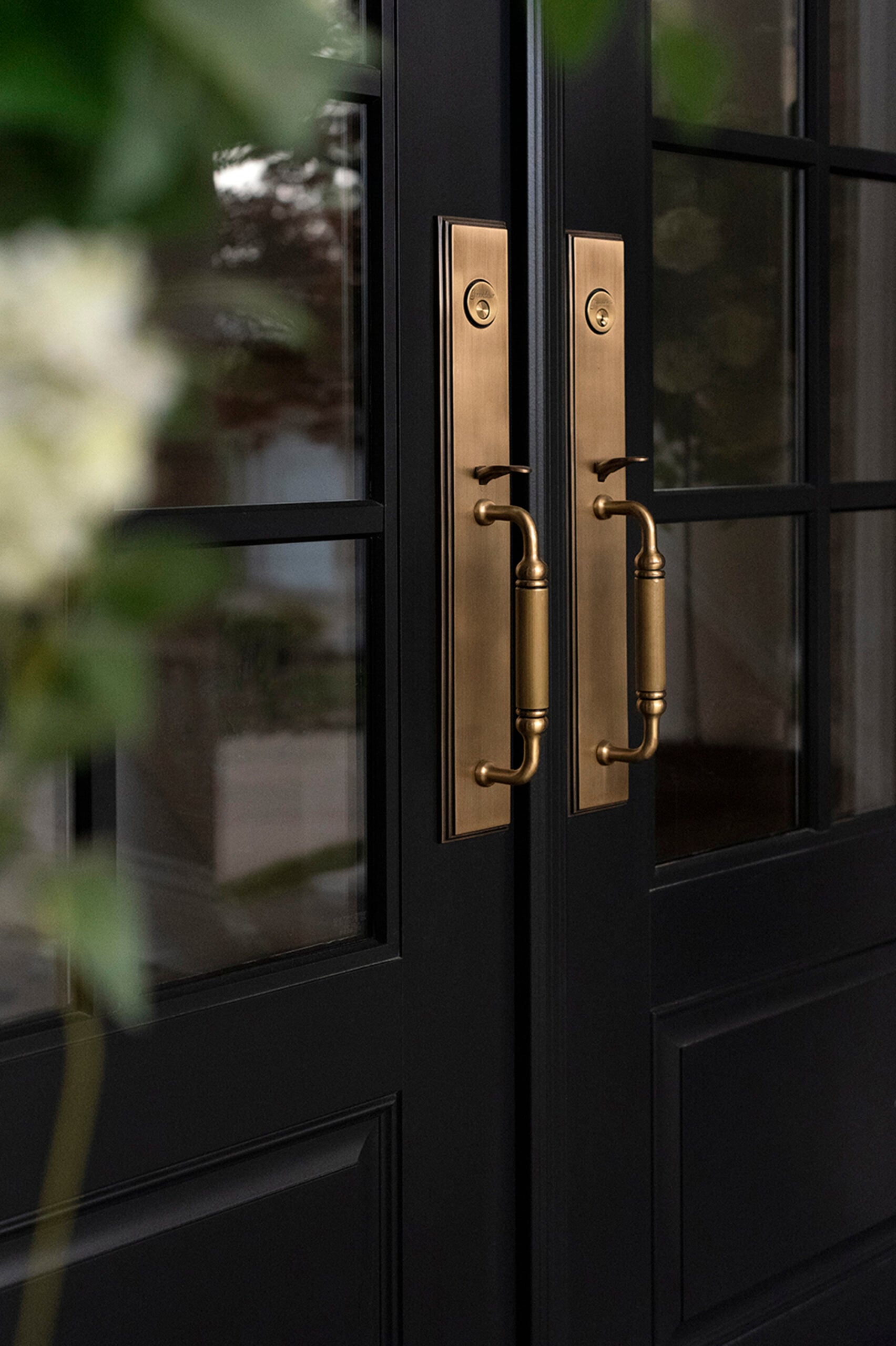 Brass Exterior Door Hardware by Grandeur