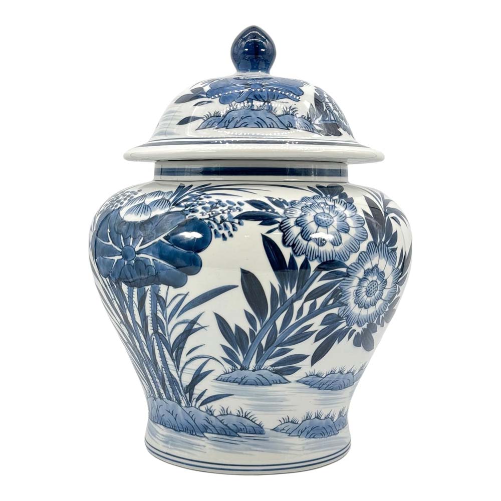 Floral Temple Jar