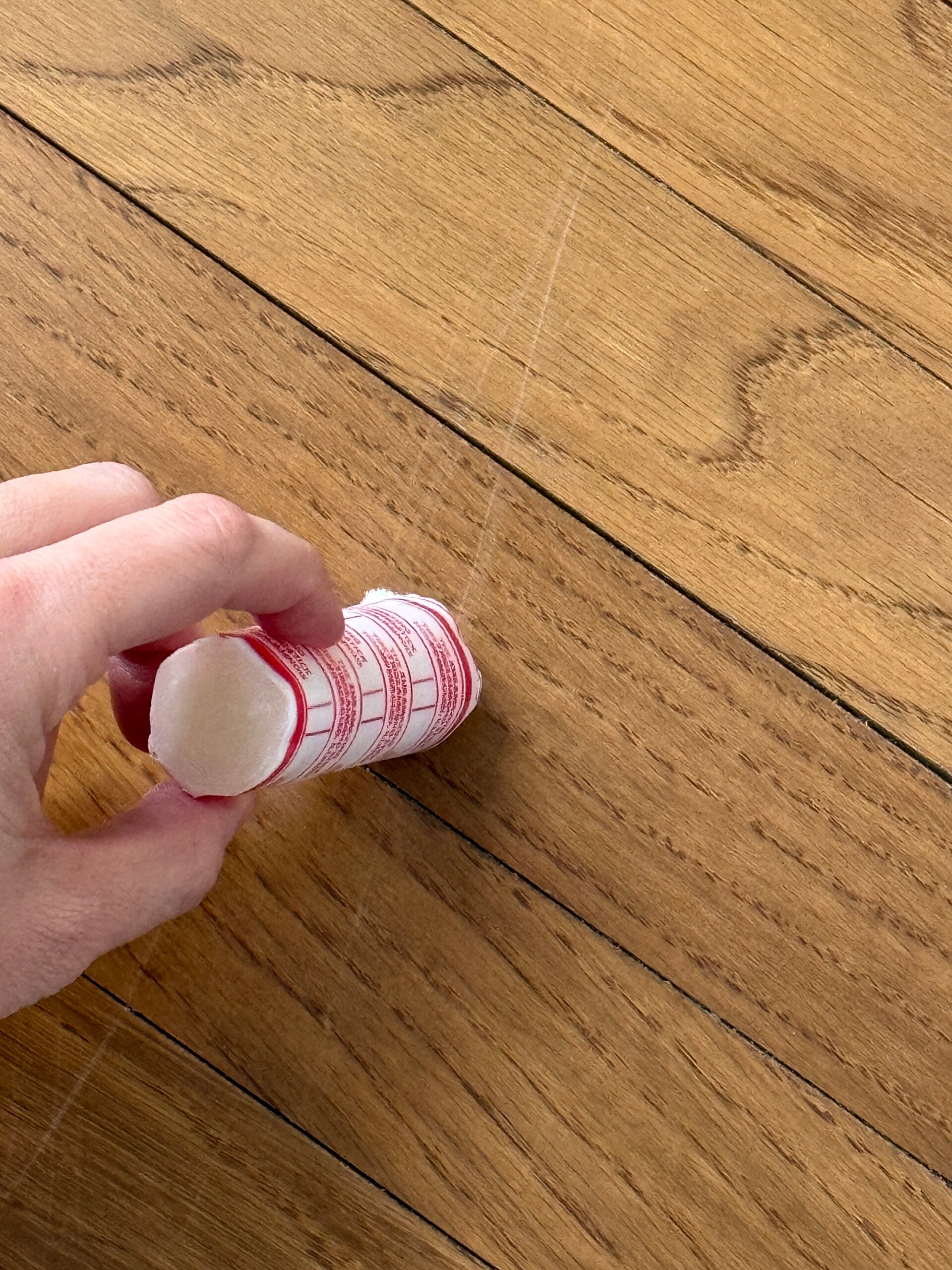 How to Use a Tibet Almond Stick to Remove Scratches from Hardwood Flooring