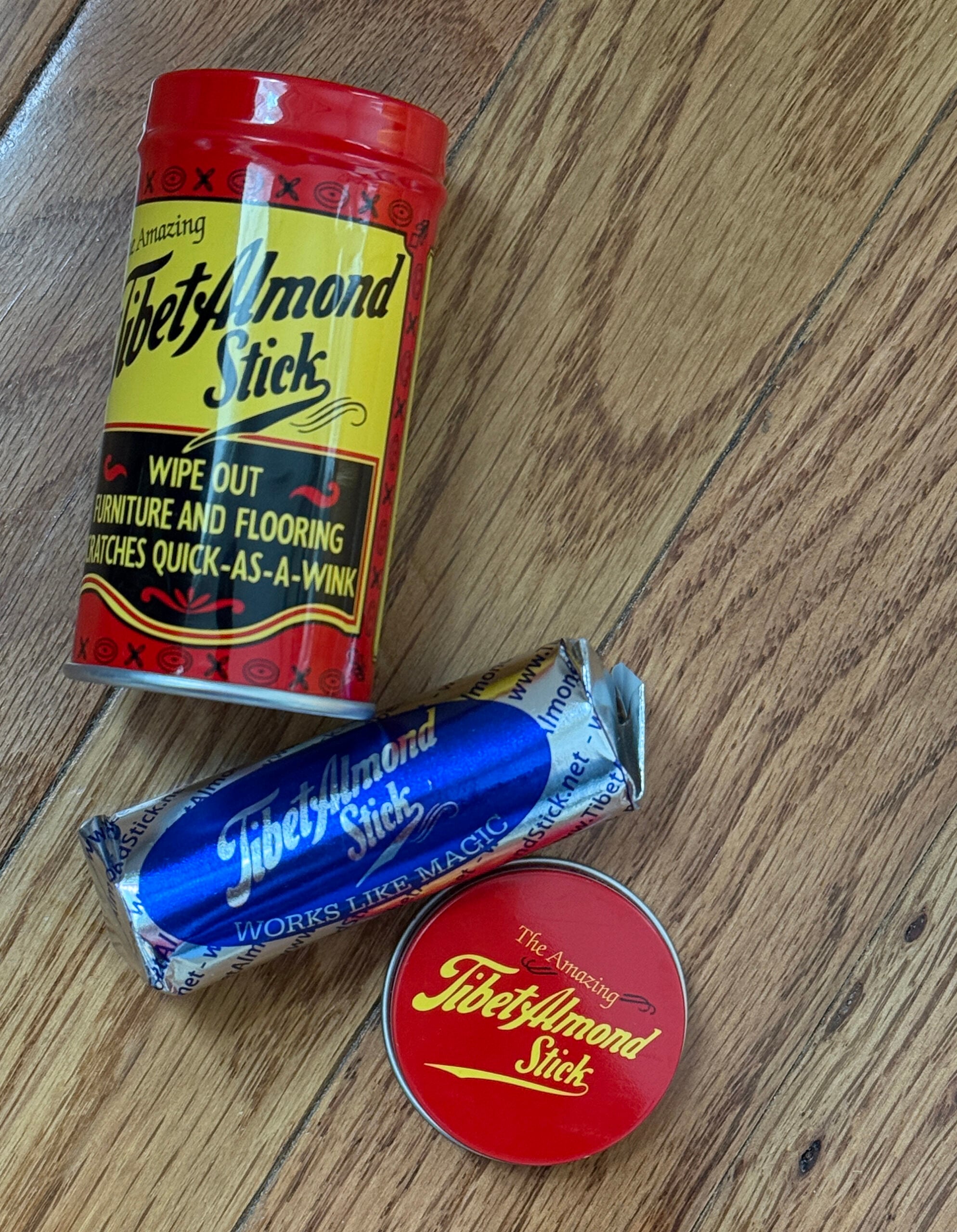 How to Use a Tibet Almond Stick to Remove Scratches from Wood Flooring