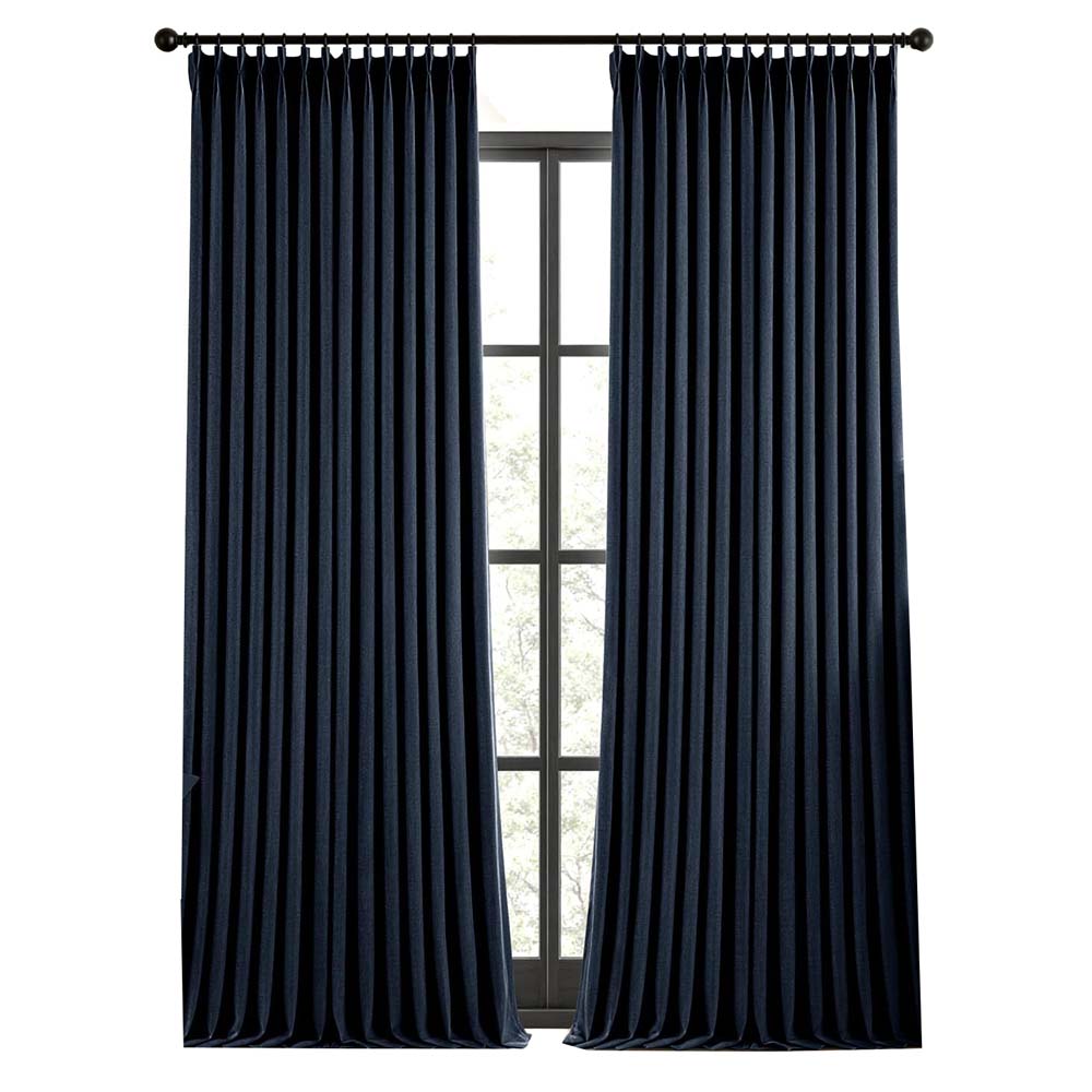 Linen Pinch Pleated Curtains