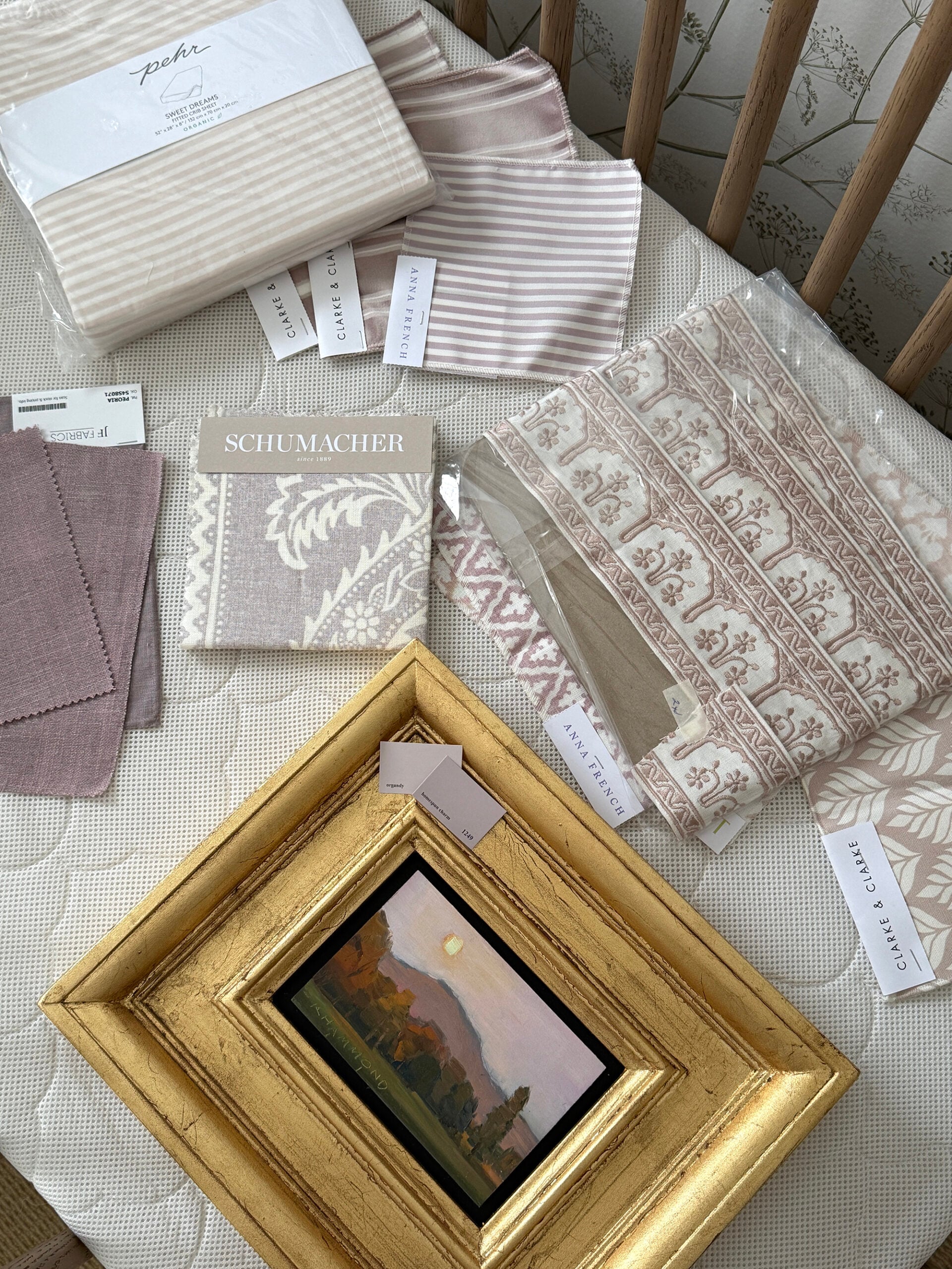 Textiles and Fabric Swatches for the Nursery