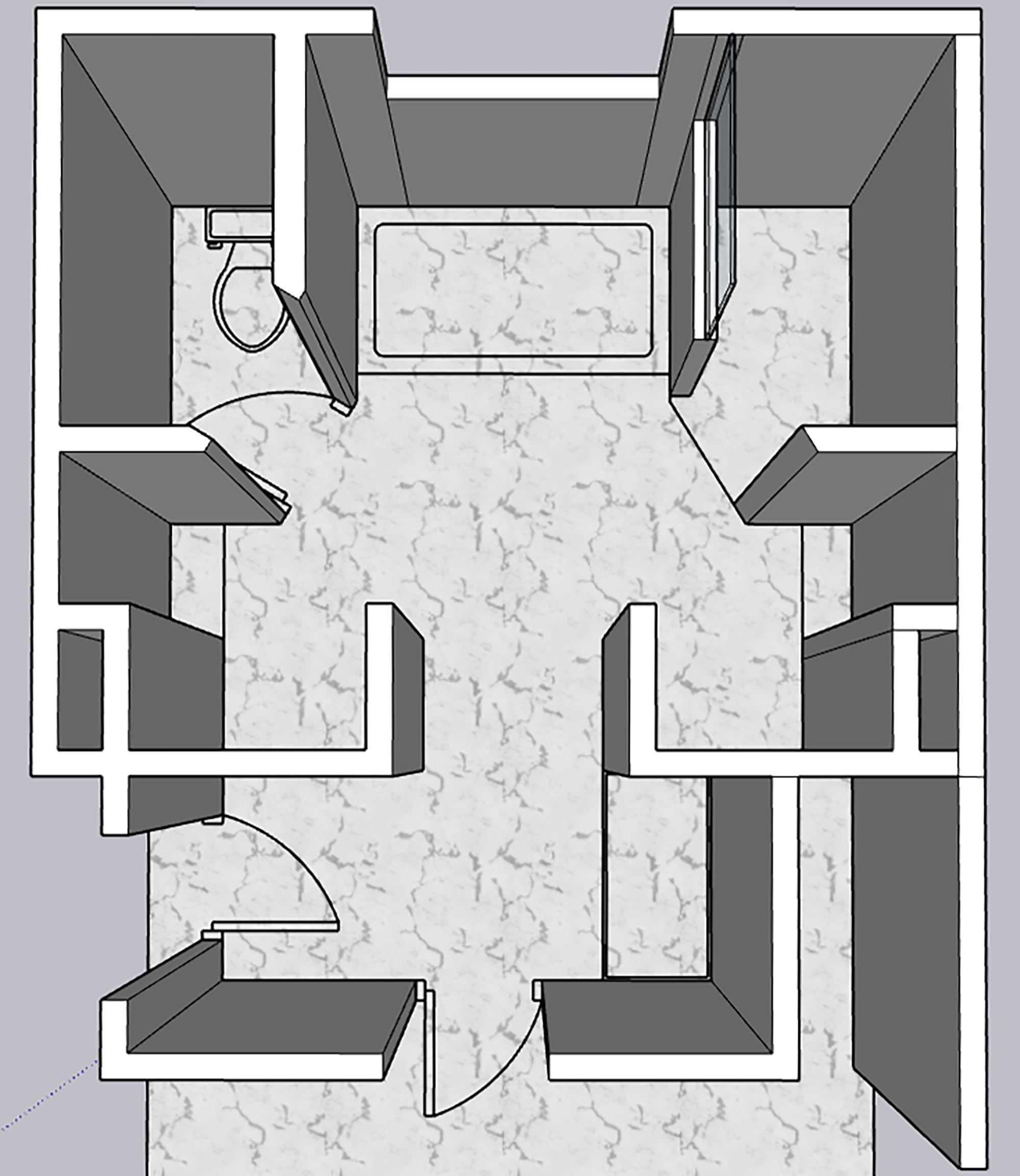 Updated Bathroom Layout