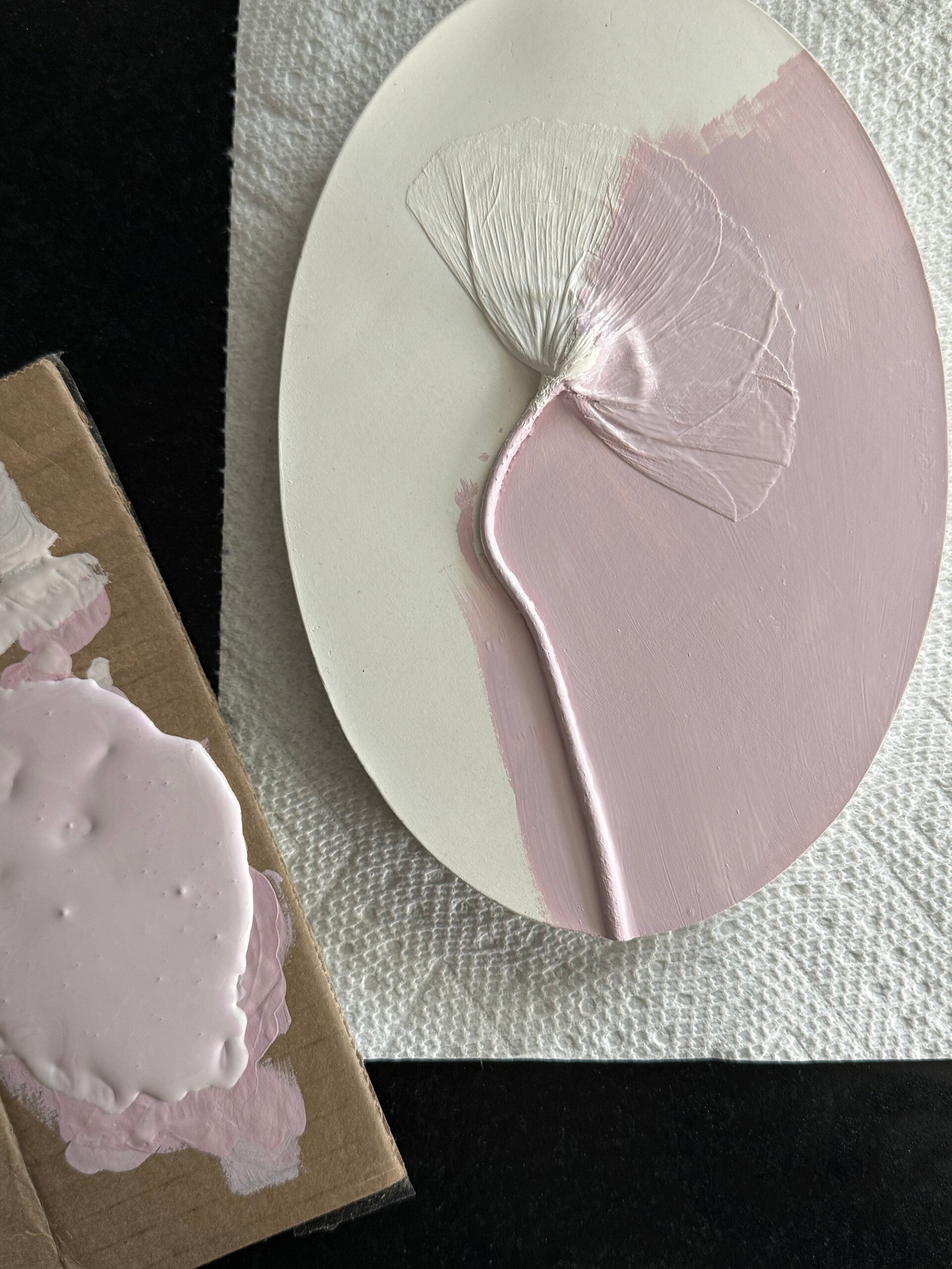 How to Make A Cast Plaster Floral Intaglio