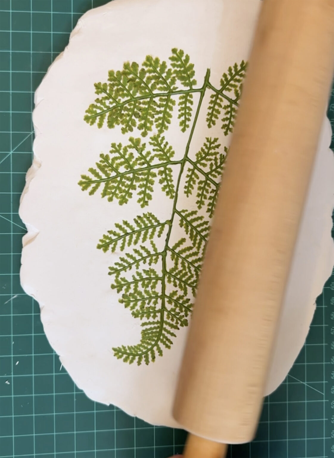 DIY Floral Plaster Relief Art with Pressed Flowers