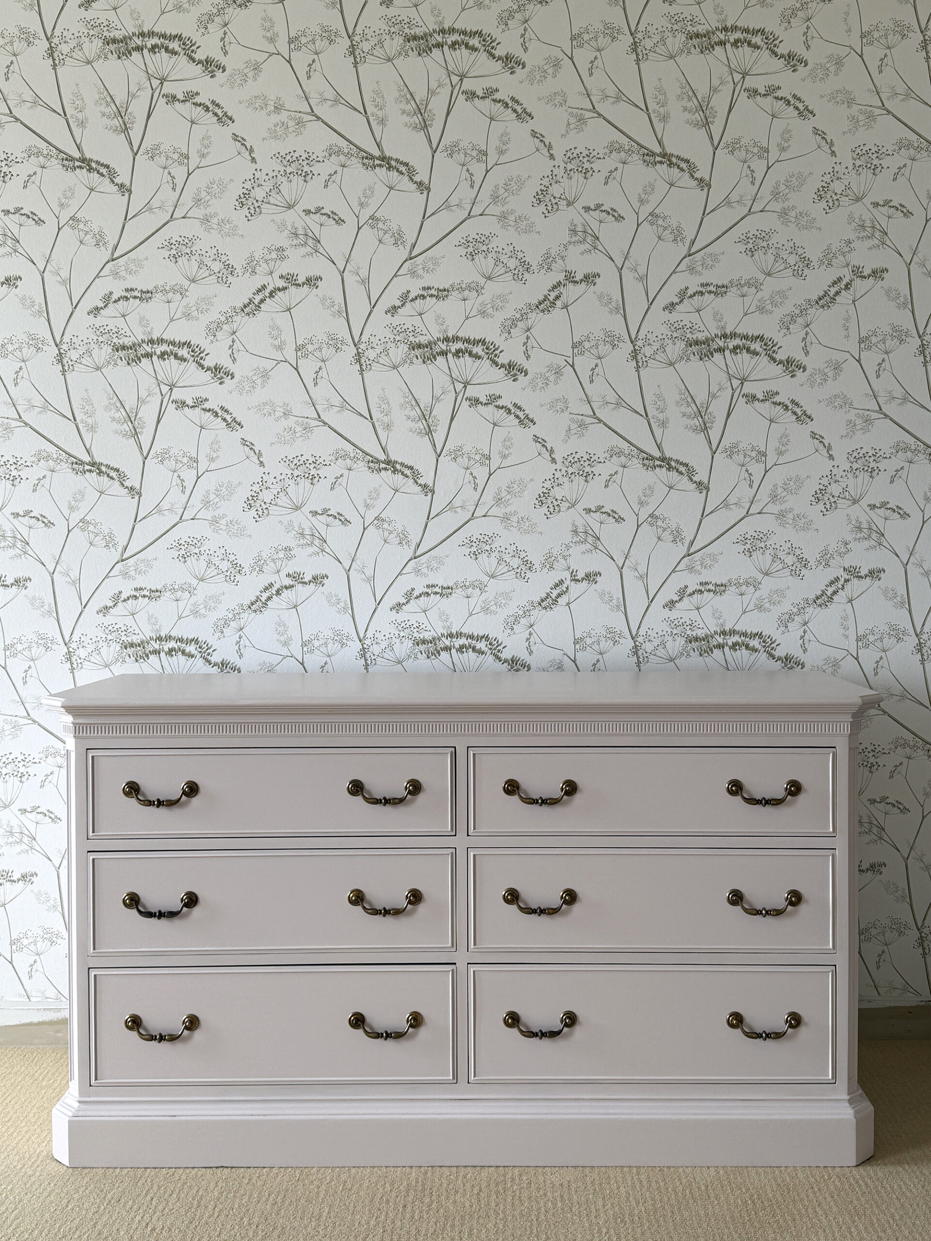Painted Ethan Allen Dresser After Furniture Makeover