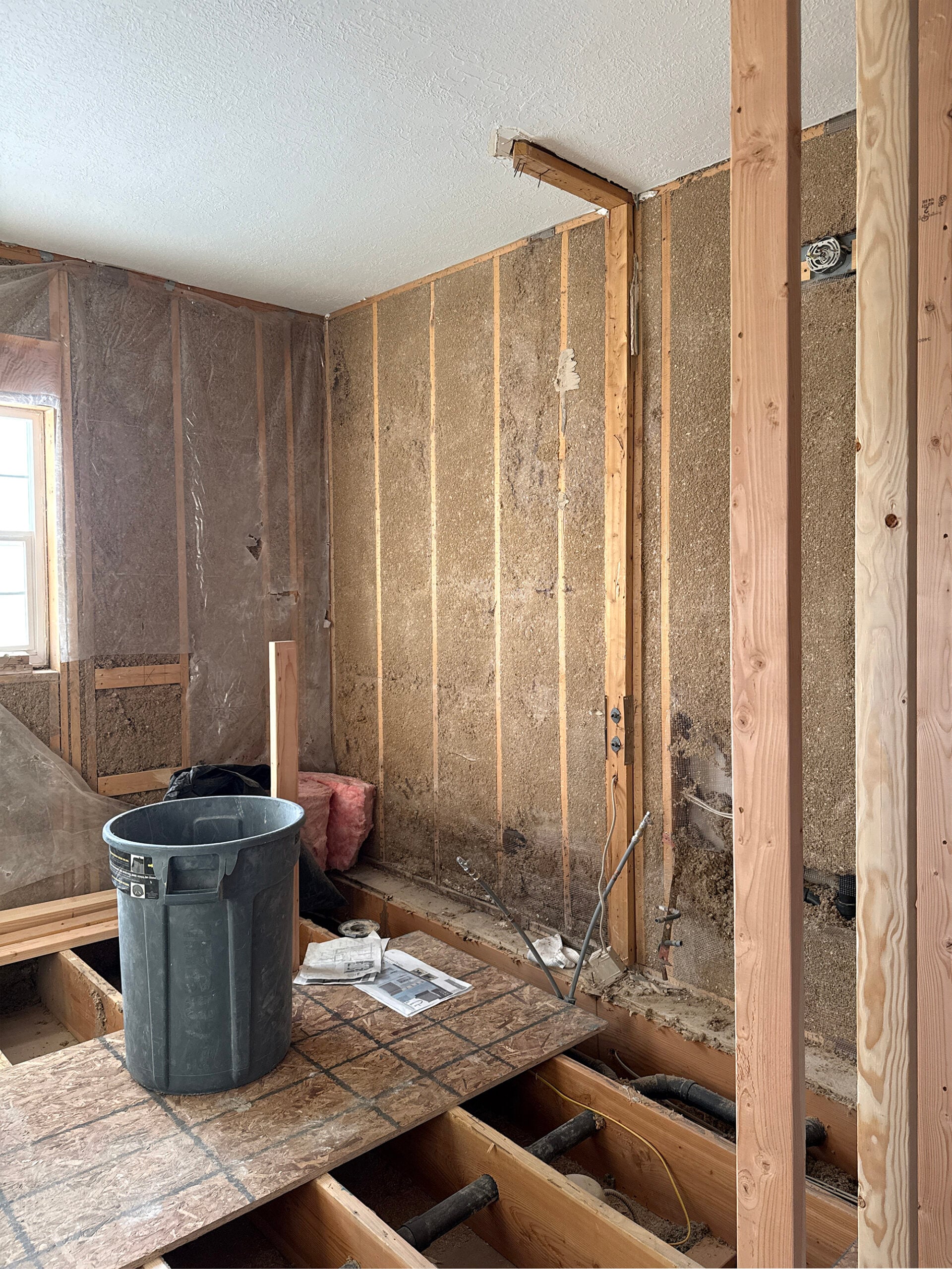 Bathroom Remodel Demo