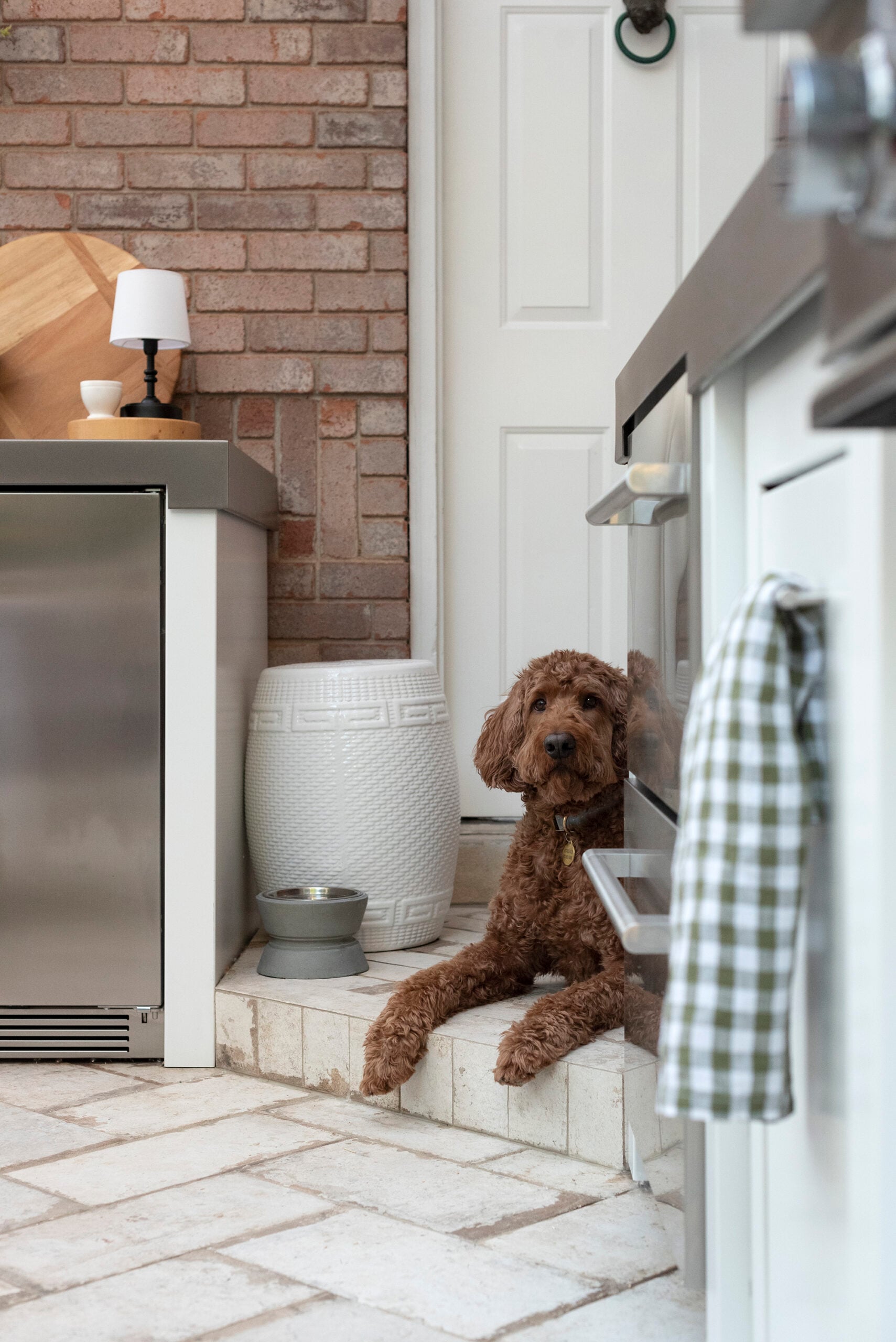 Doodle on Tiled Patio