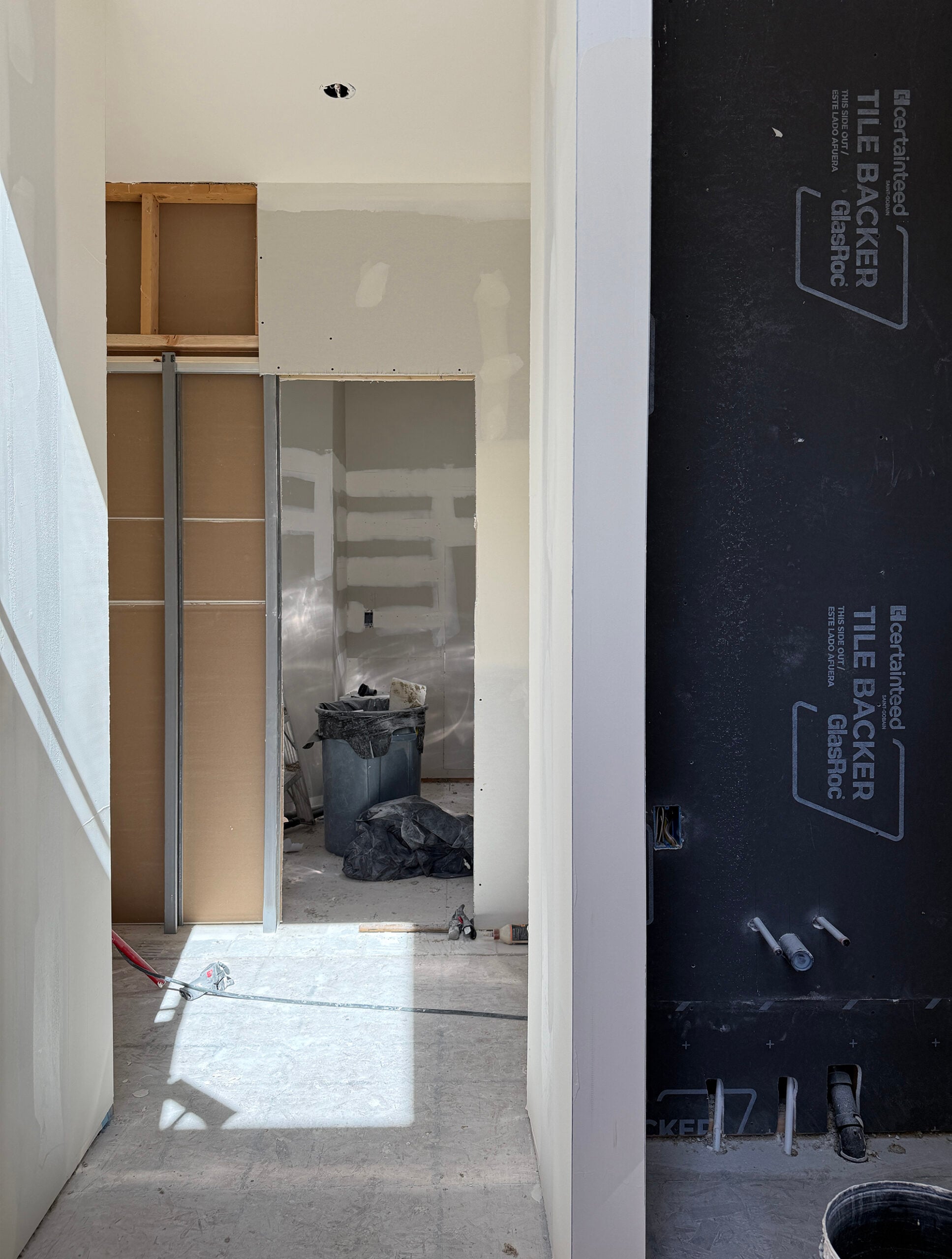 Drywall in The Primary Bathroom