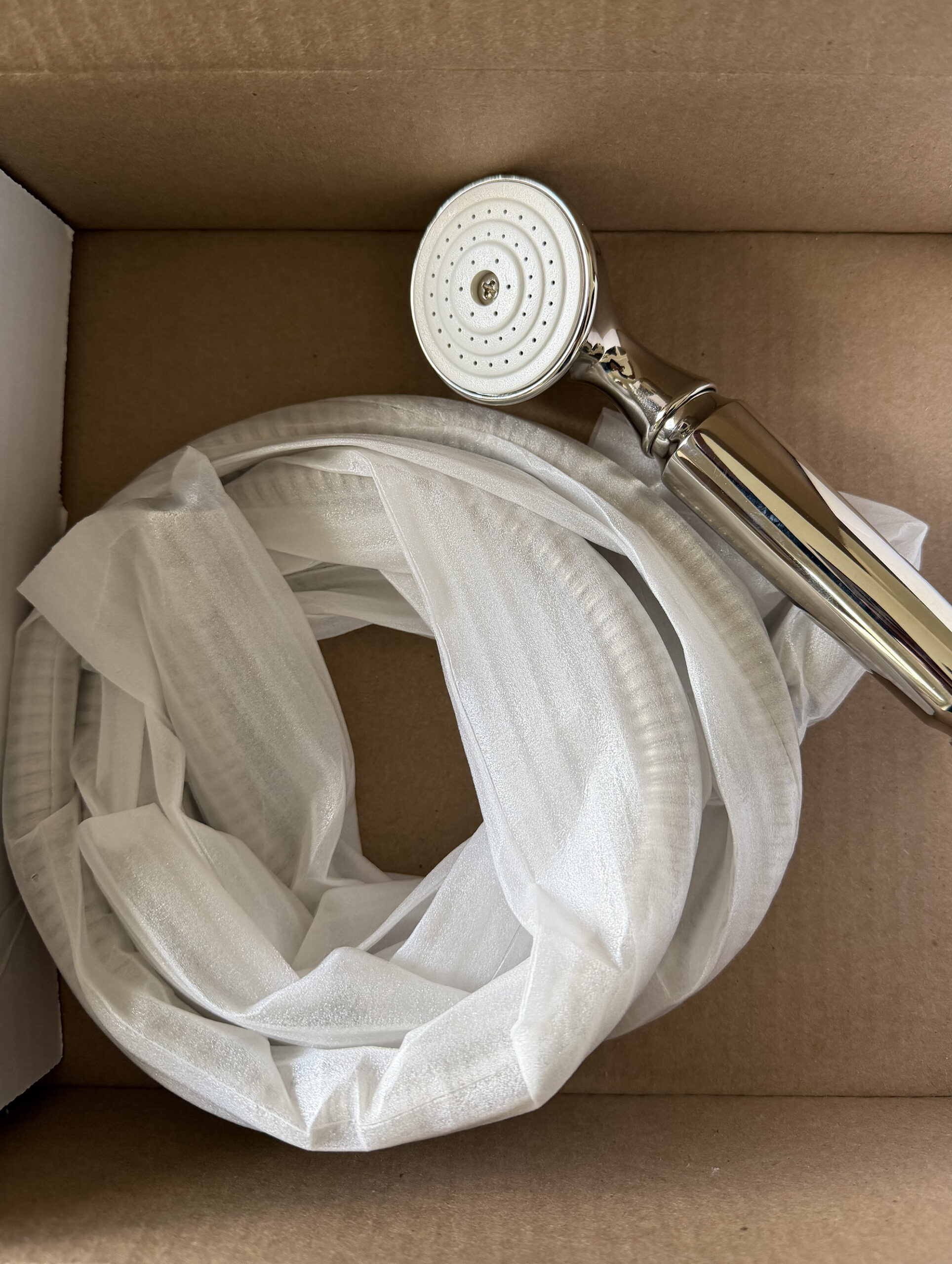Polished Nickel Handheld Shower from Rejuvenation