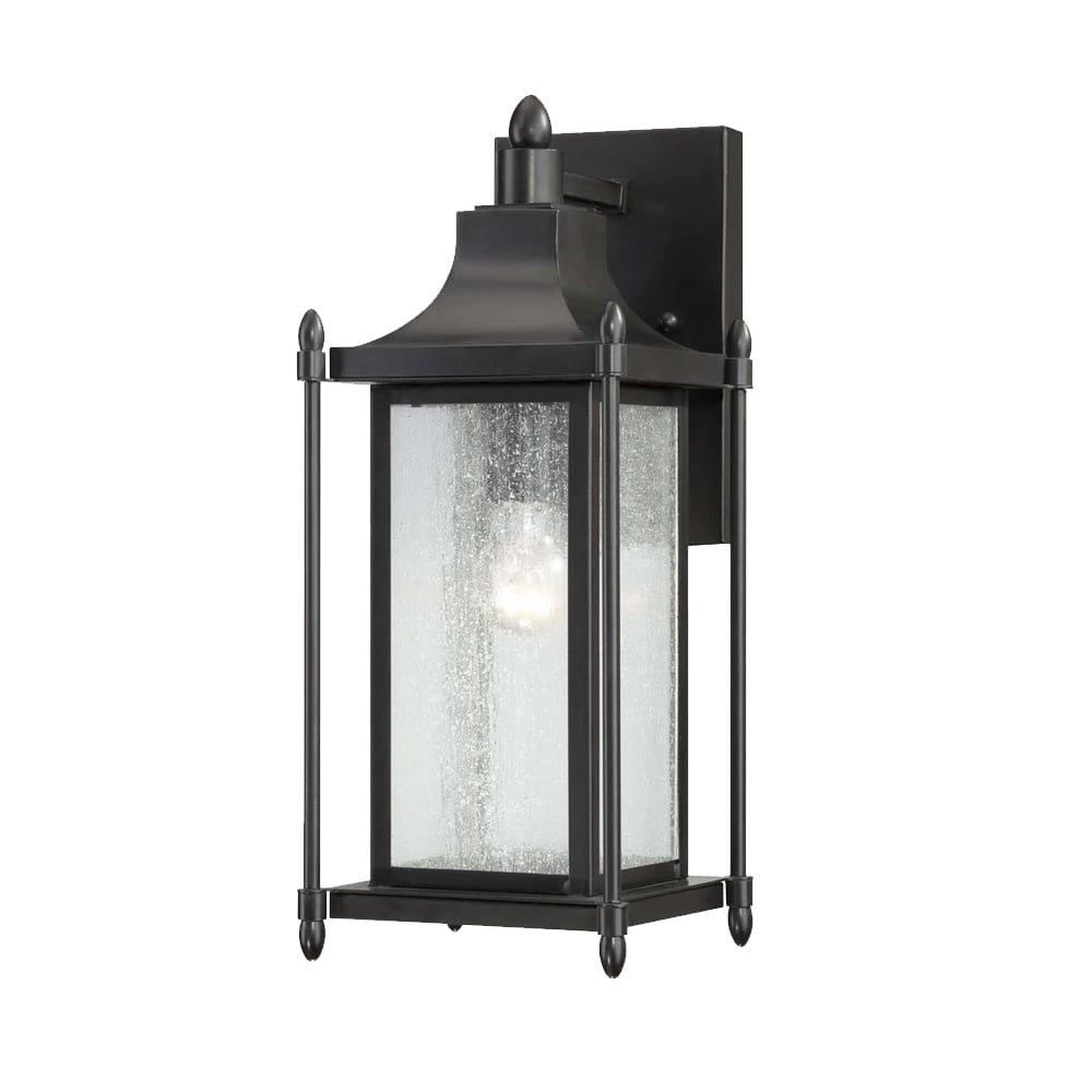 Seeded Glass Exterior Sconce