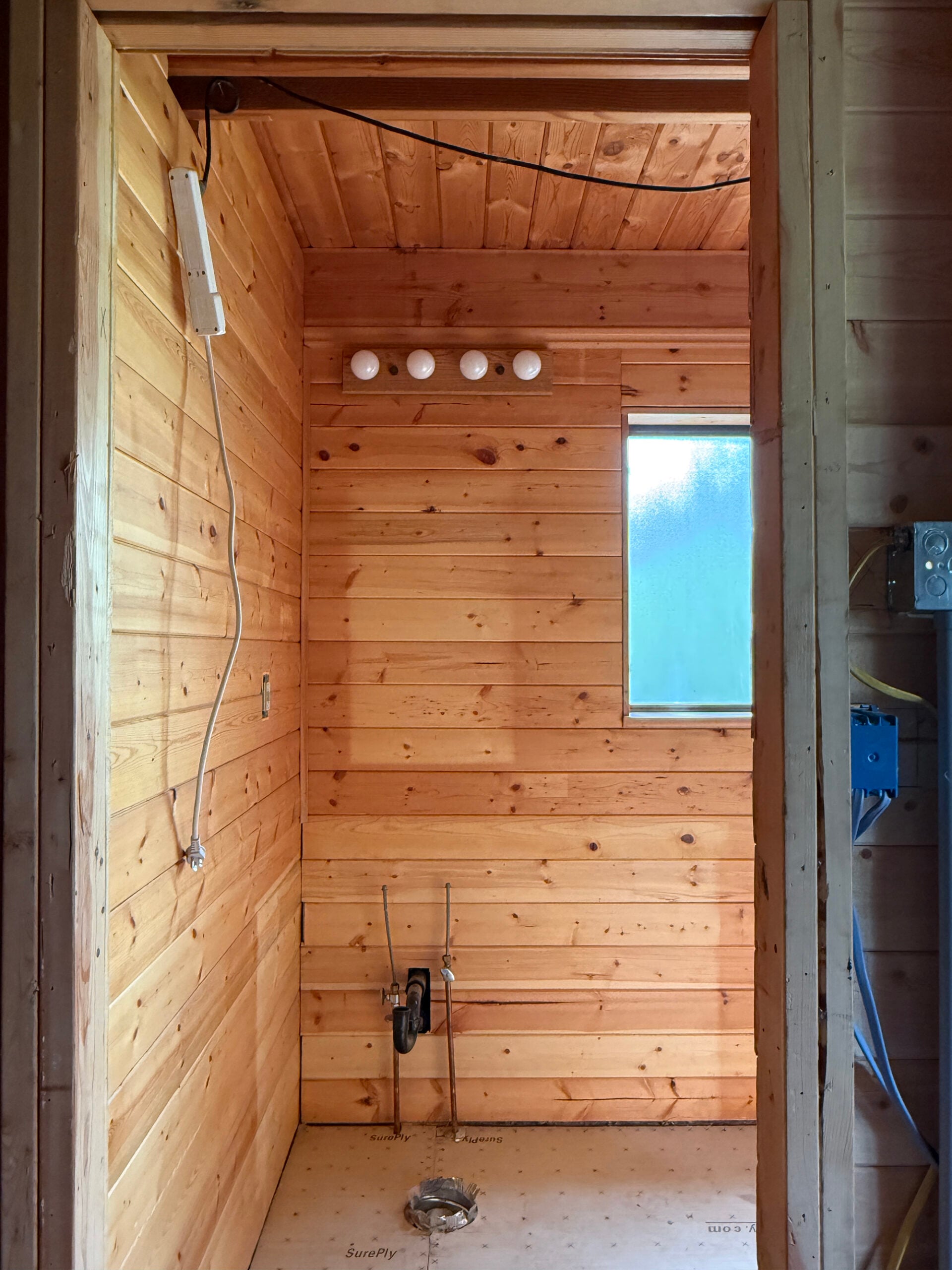 Cabin Bath Renovation Progress