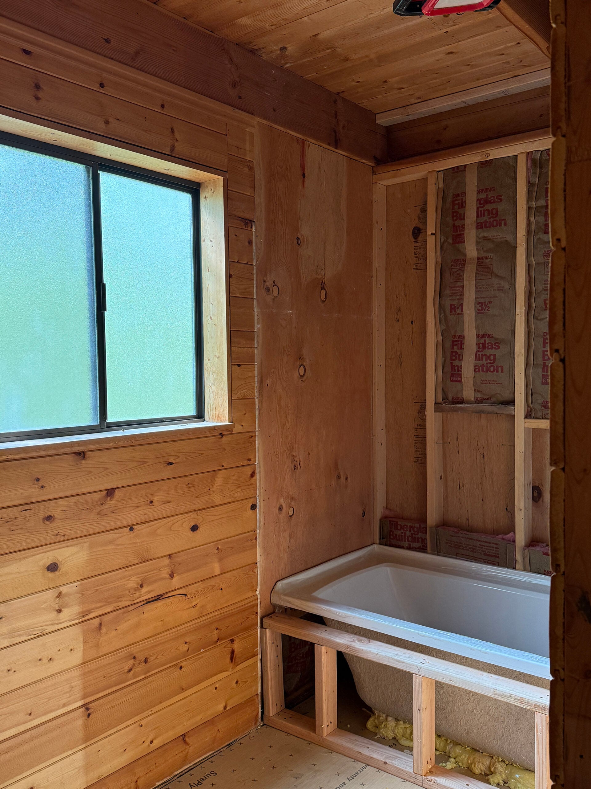 Cabin Main Bath Renovation Progress