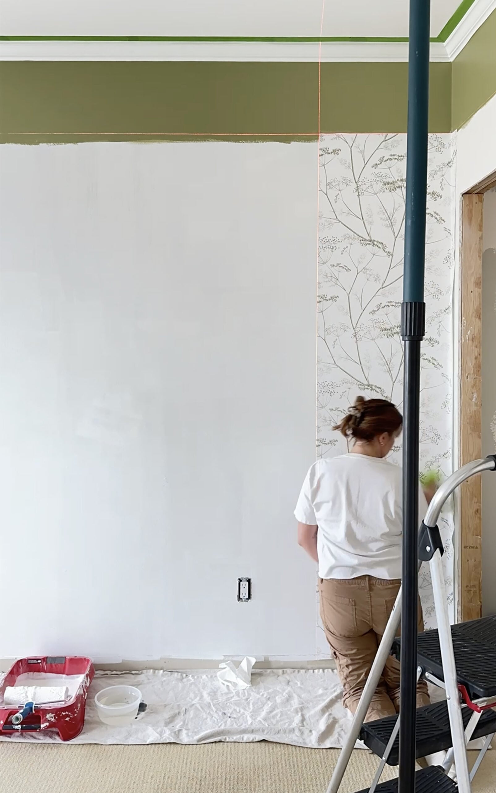 Custom Wallpaper to Match Any Sherwin Williams Paint Color - roomfortuesday.com