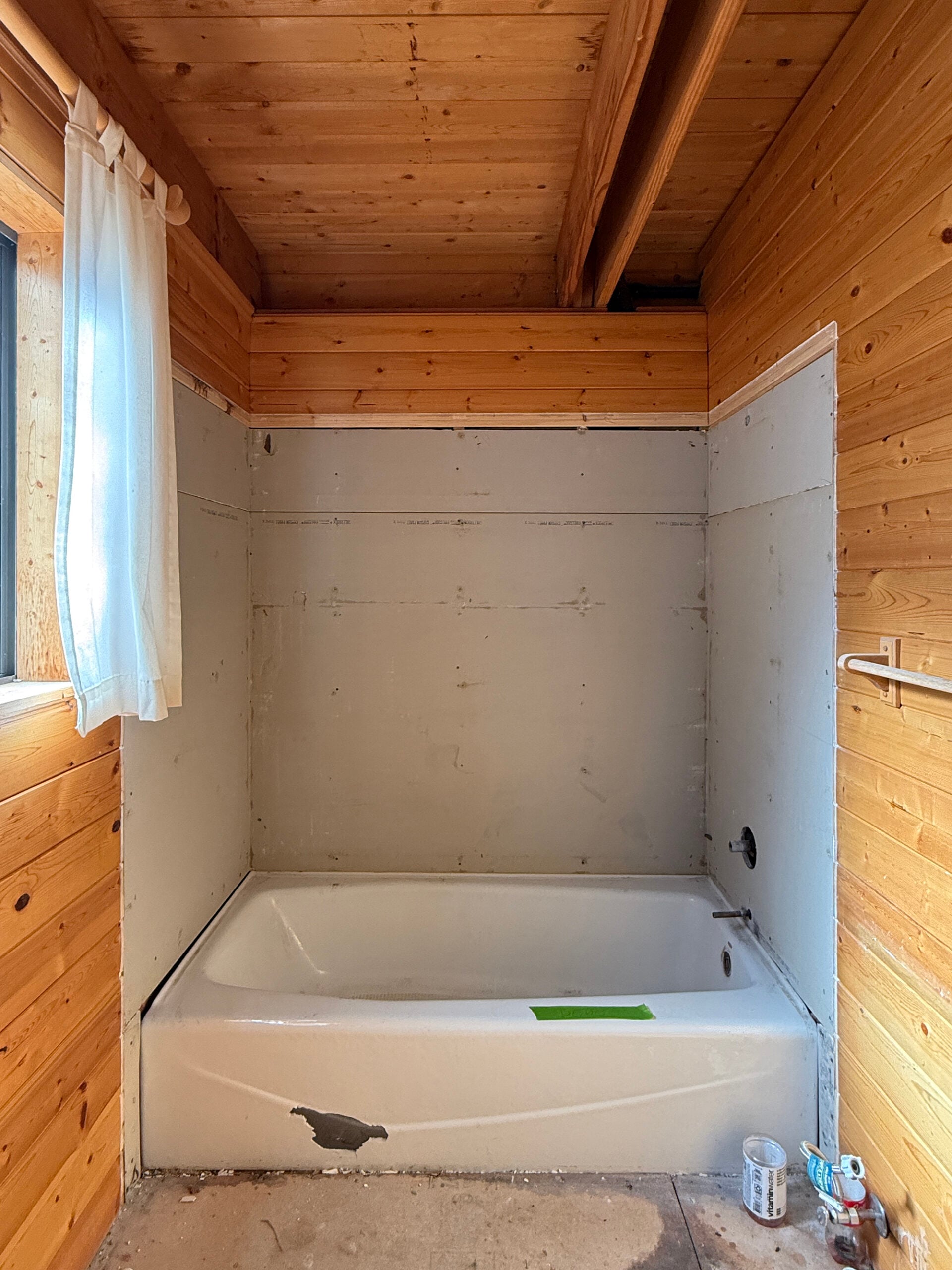Main Cabin Bath Demo In Progress