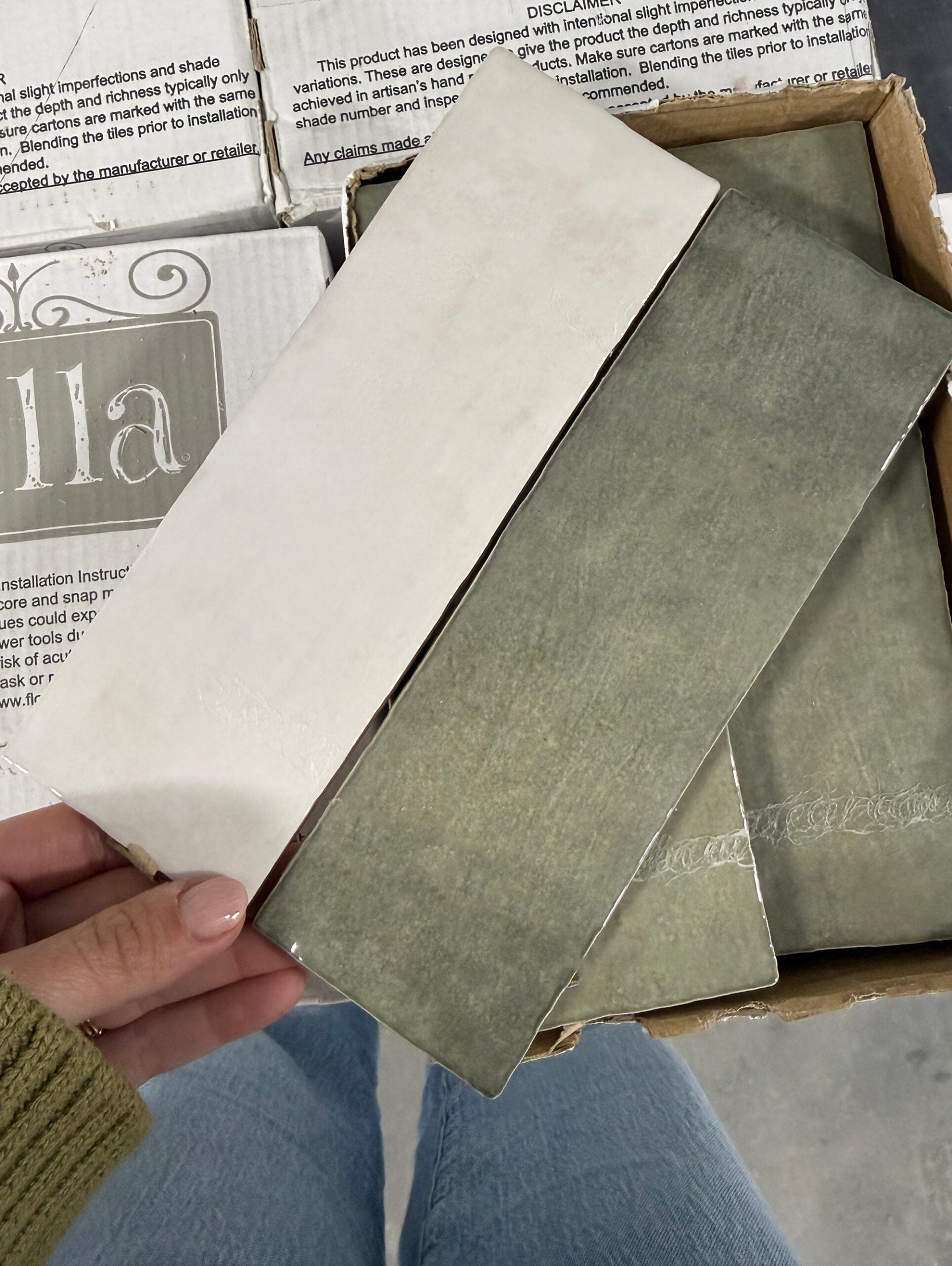 Tile for Main Cabin Shower