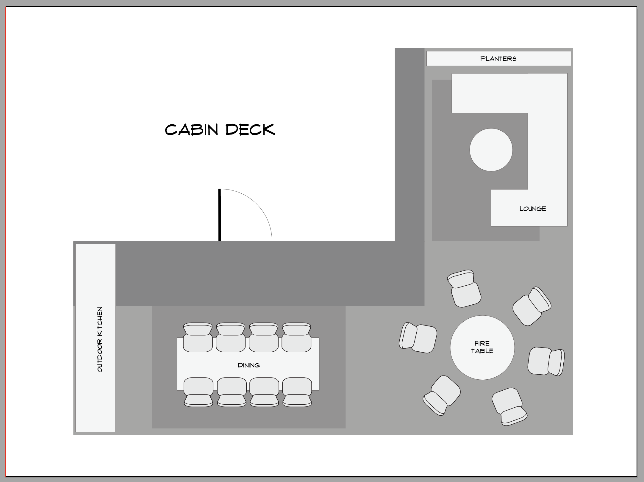 Cabin Deck Floor Plan