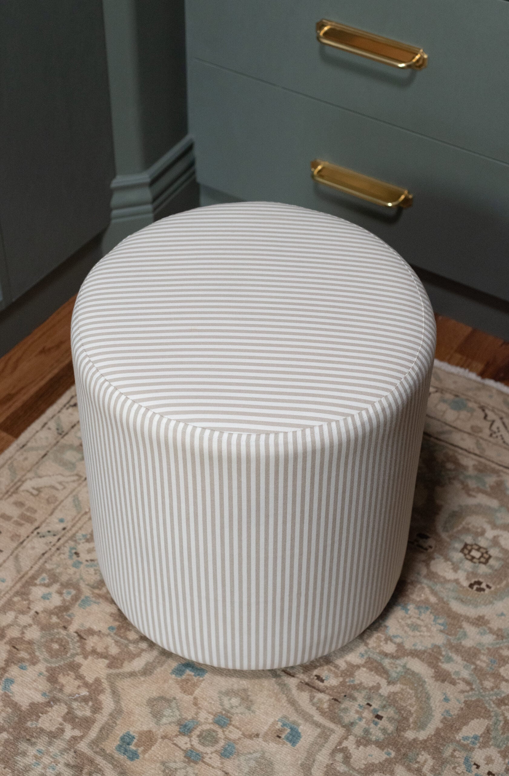 Striped Ottoman from Anthropologie