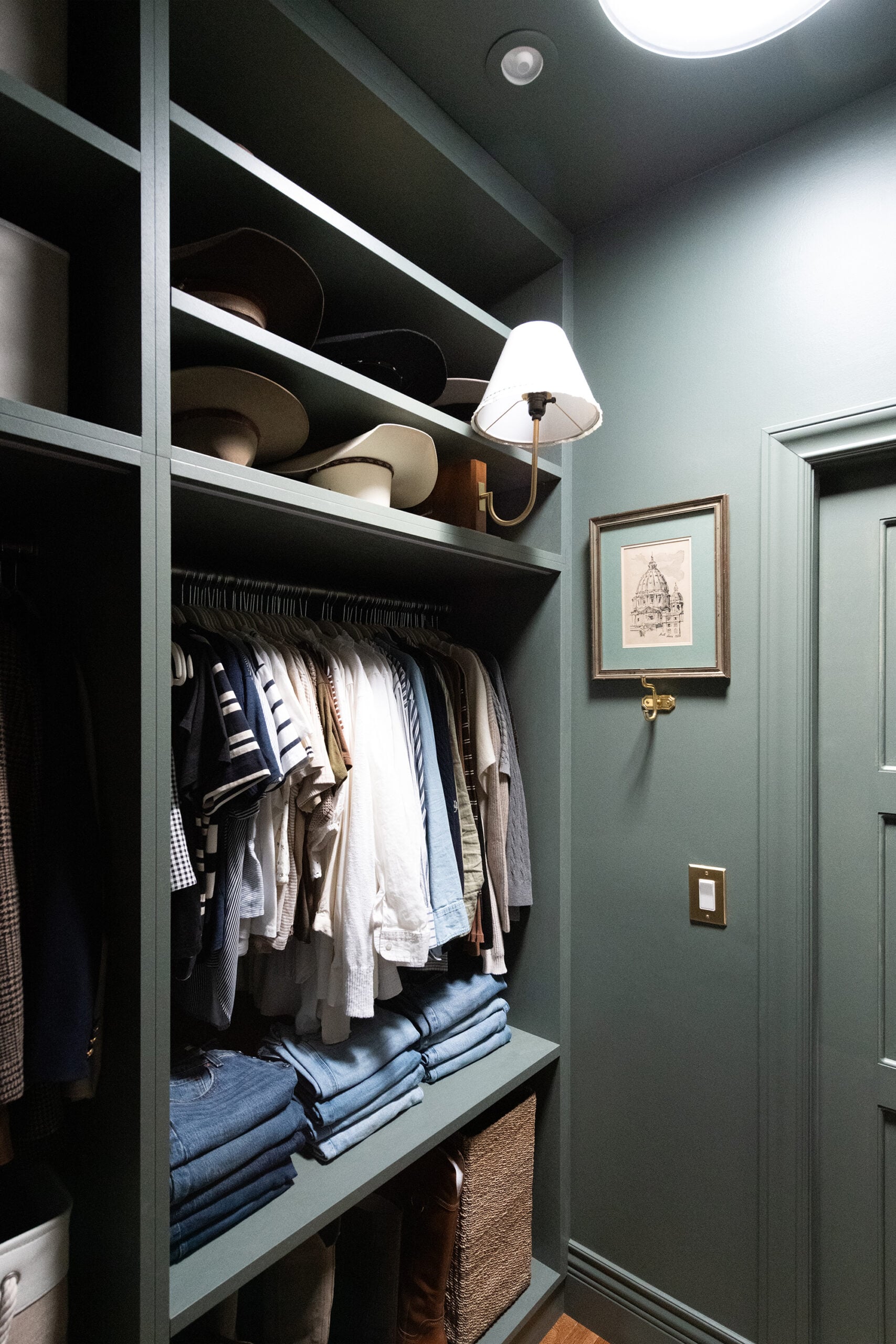 Velux Sun Tunnel in Green Closet