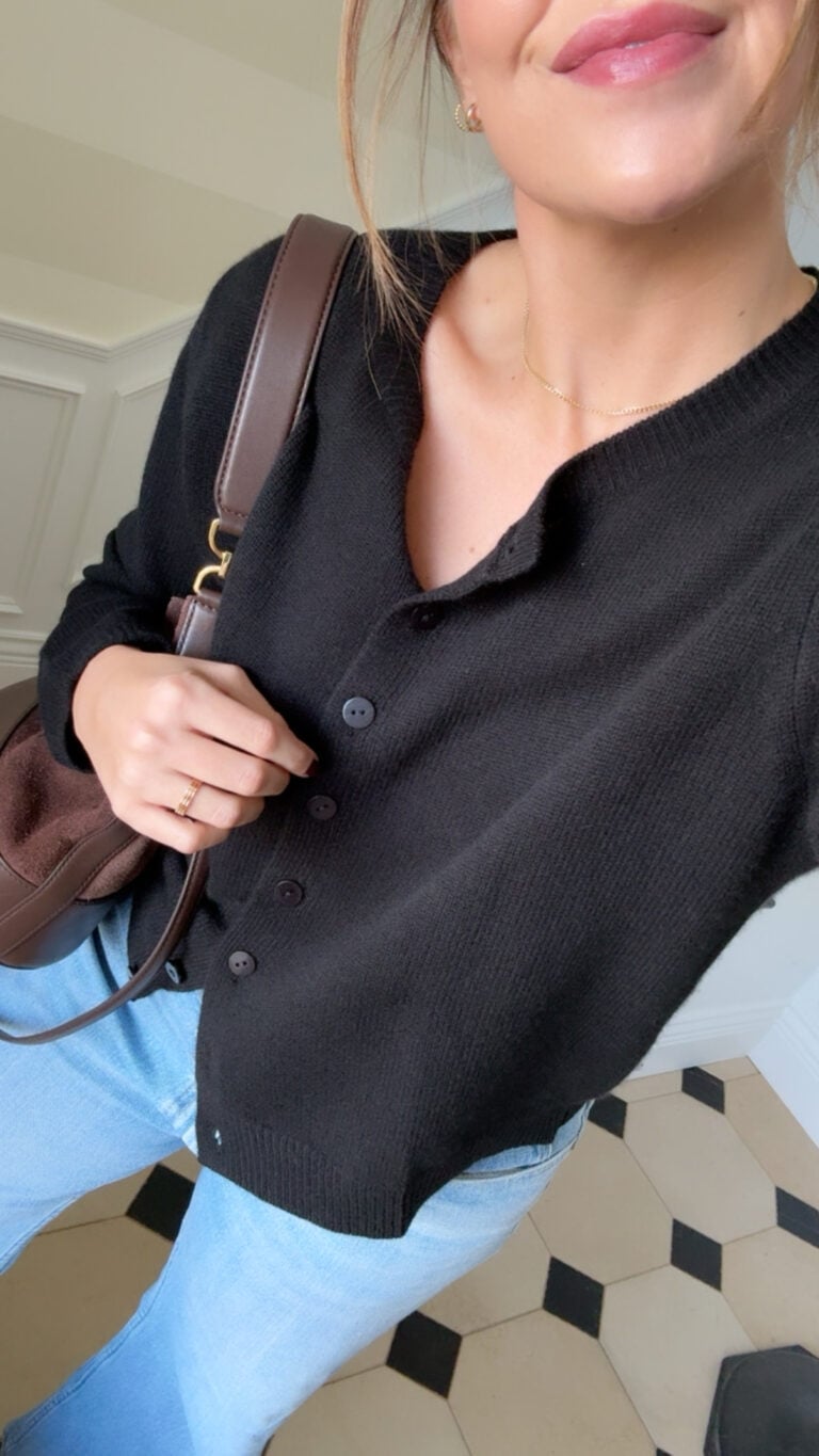 Cashmere Sweater Cardigan from Quince