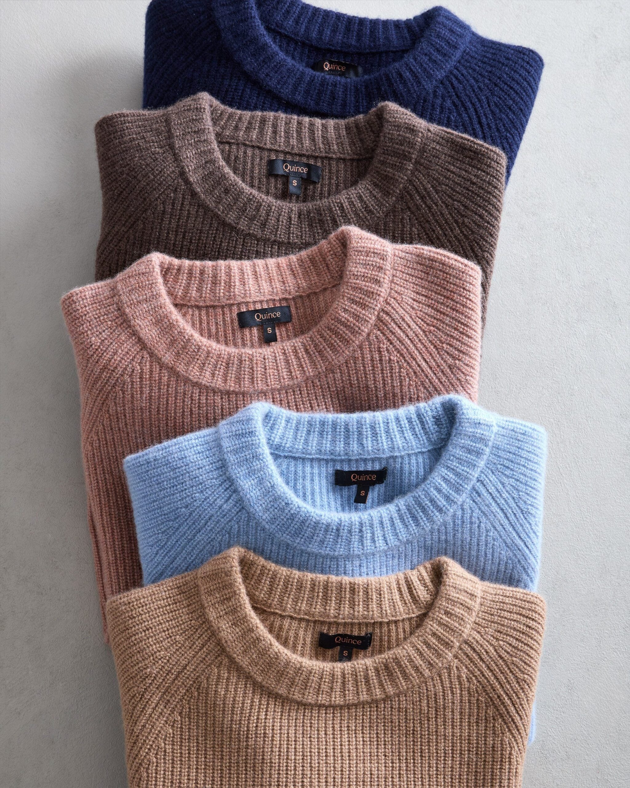Fisherman Neck Cashmere Sweaters from Quince