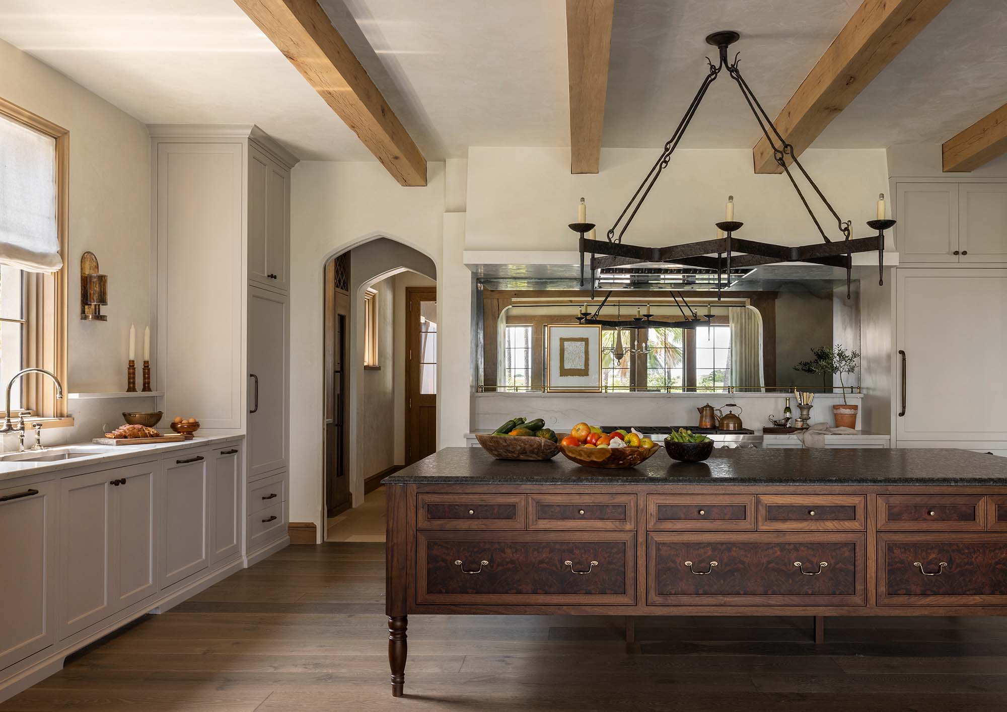 Kitchen Burl Wood Island